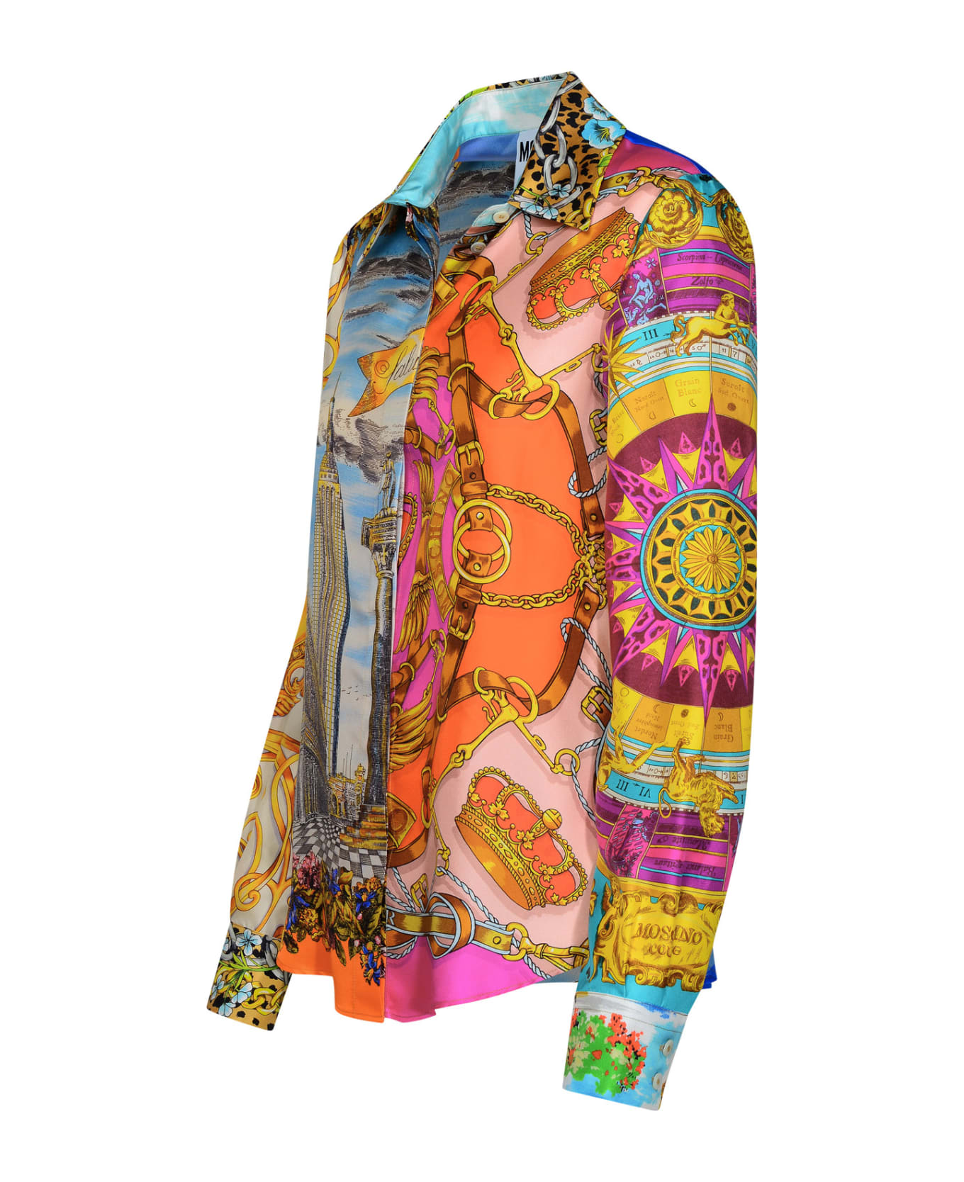 Moschino Multicolor Silk Shirt - FANTASIA VARIANTE UNICA