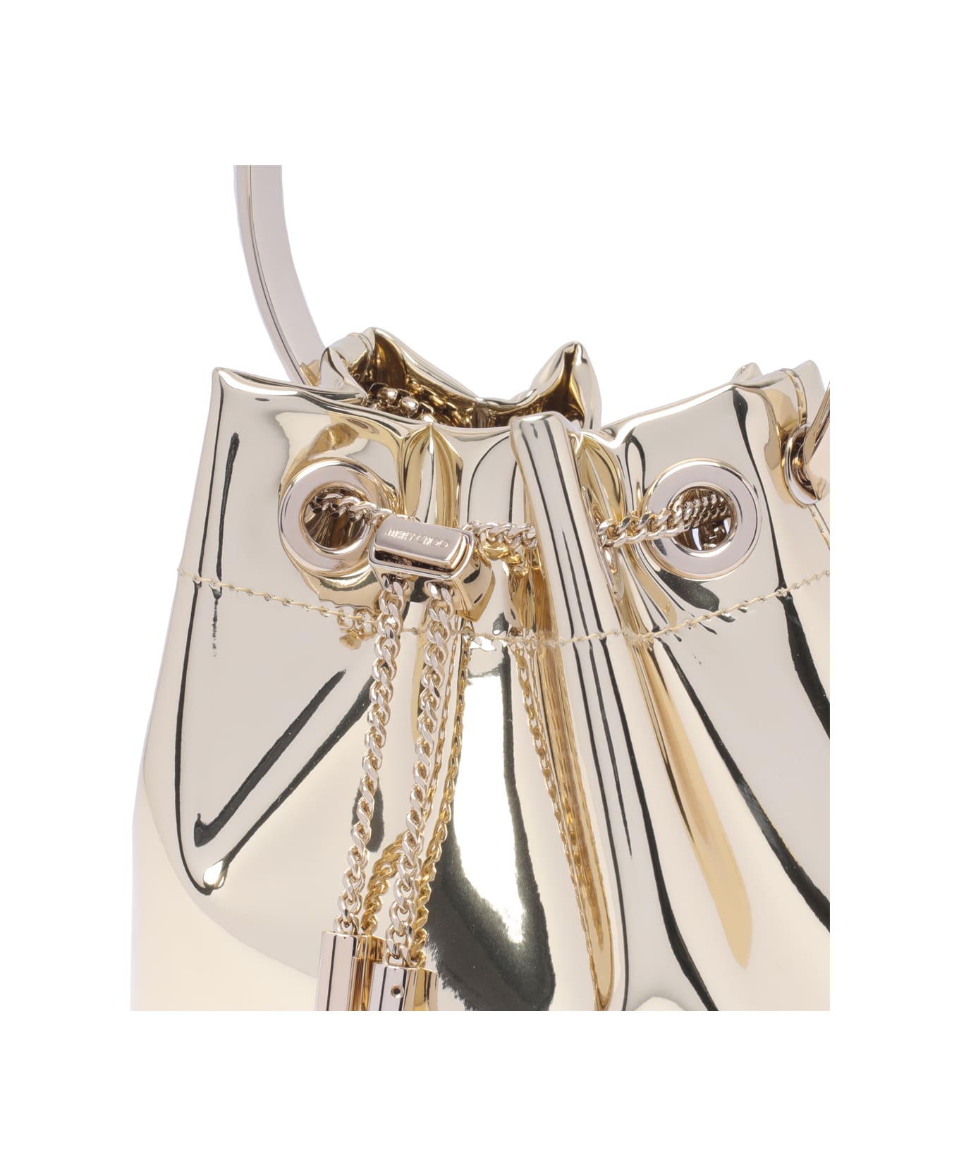 Jimmy Choo Bon Bon Bucket Bag - Golden