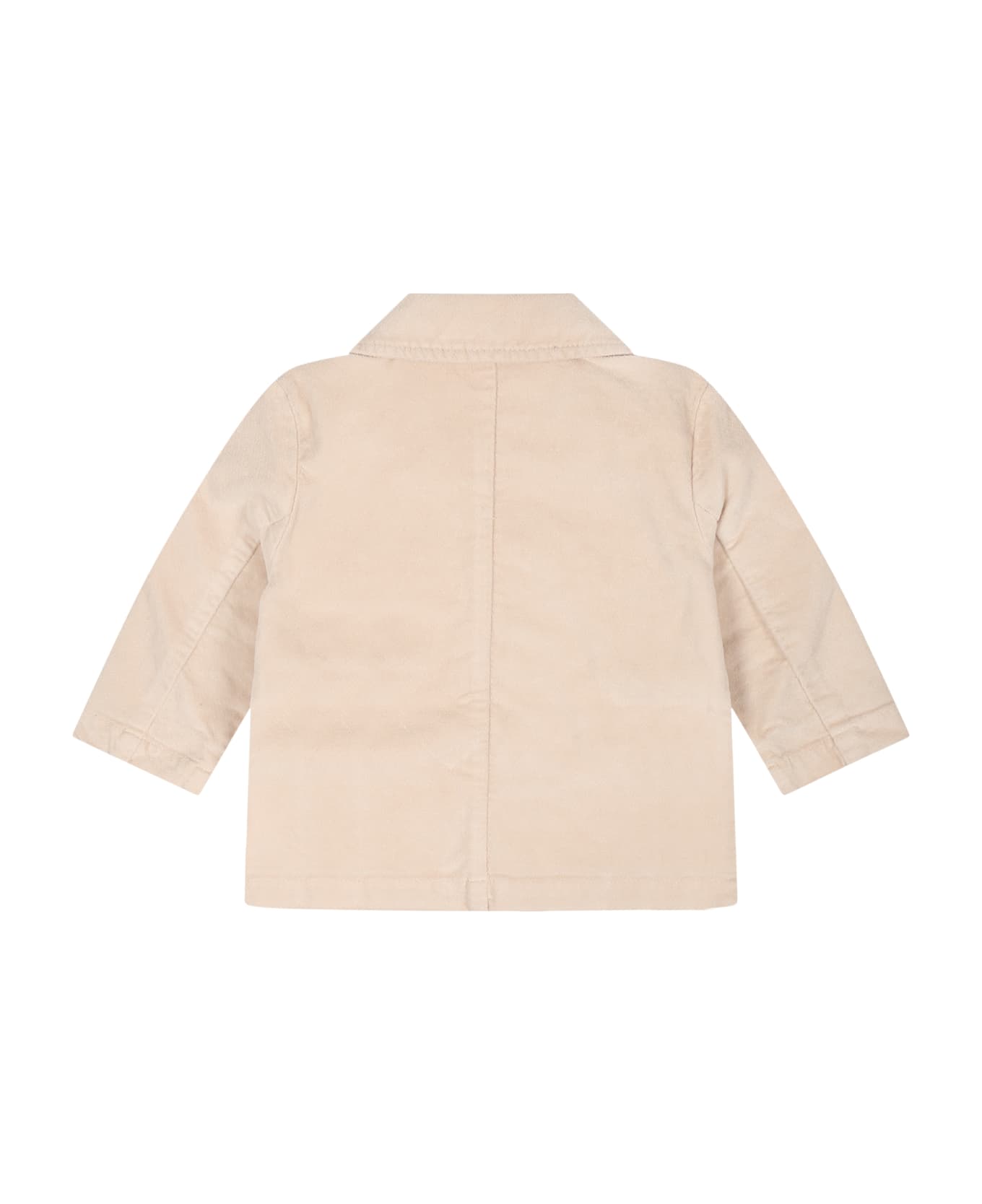 Zhoe & Tobiah Ivory Jacket For Baby Boy - Ivory