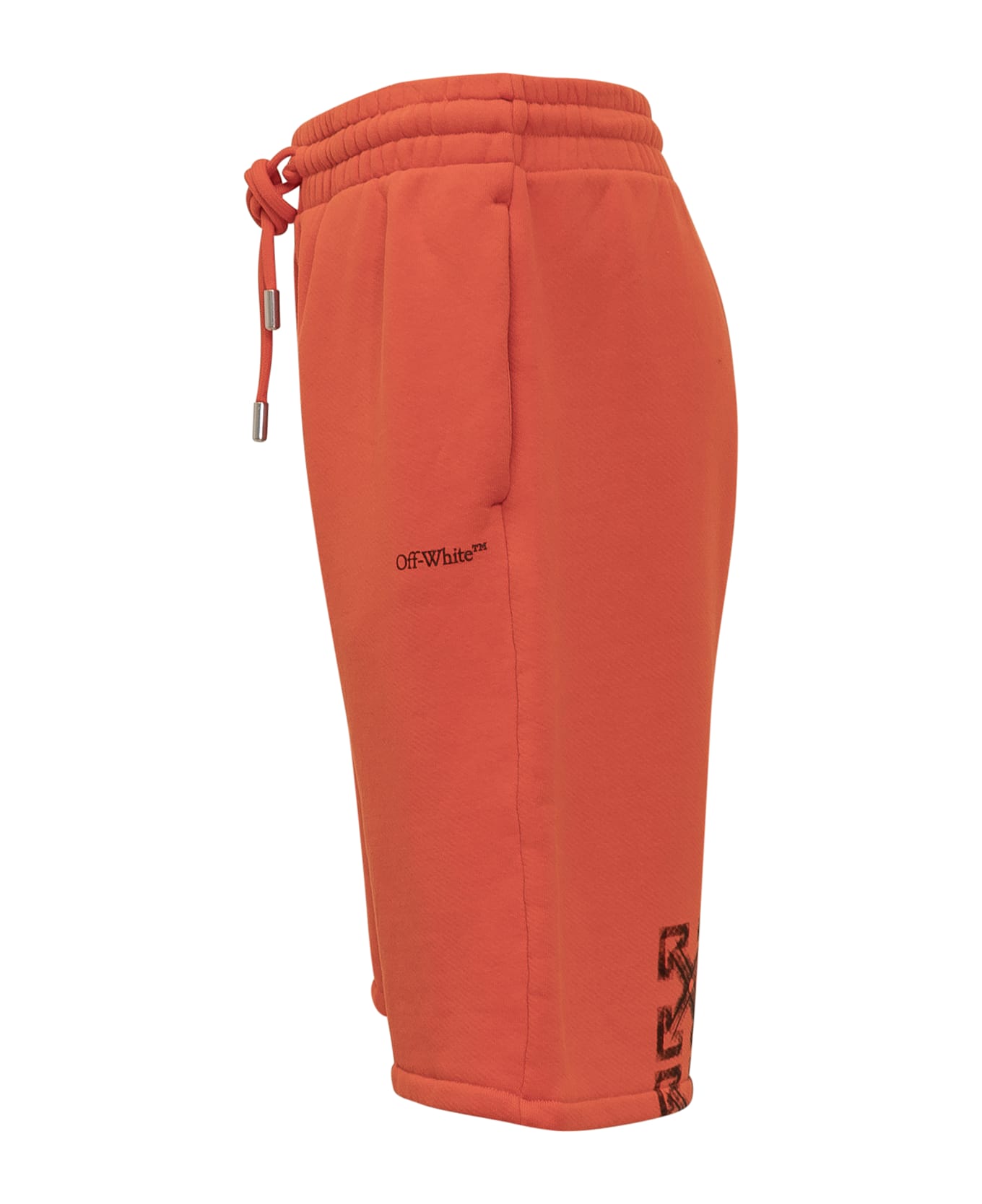 Off-White Vibe Arrow Sweatshort - SPICY ORANGE
