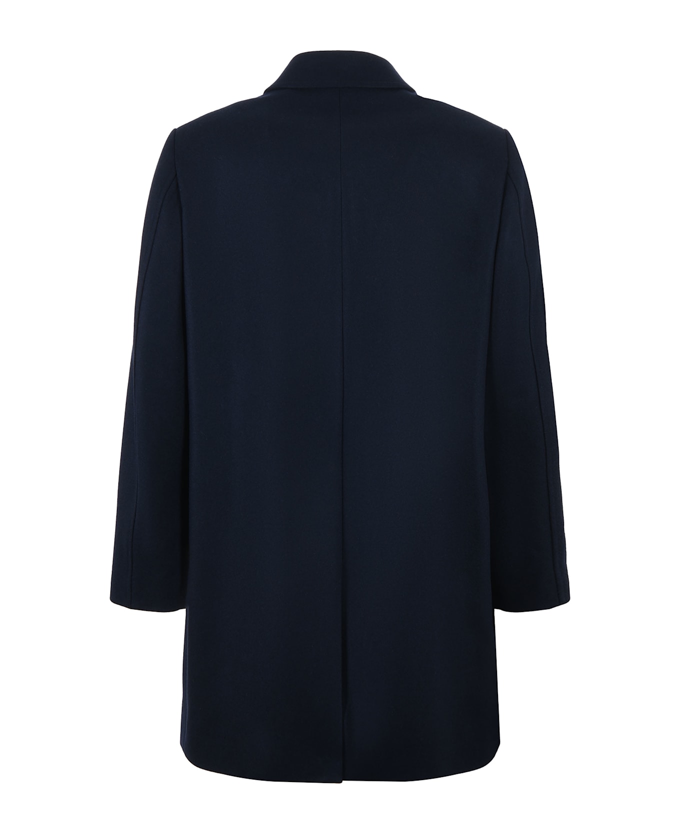 Fay Loden Coat With Hook - Dark Blue