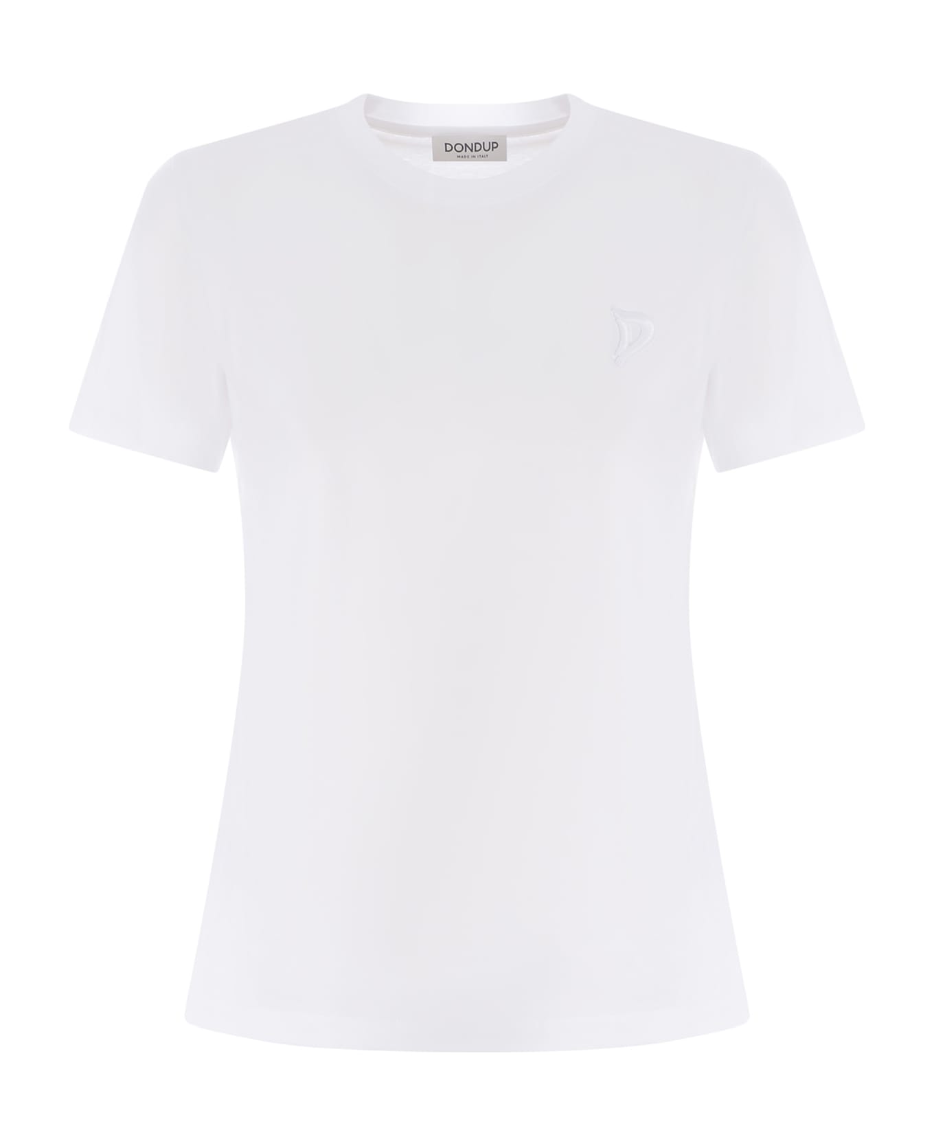 Dondup T-shirt Dondup "d" Made Of Cotton - Bianco Tシャツ
