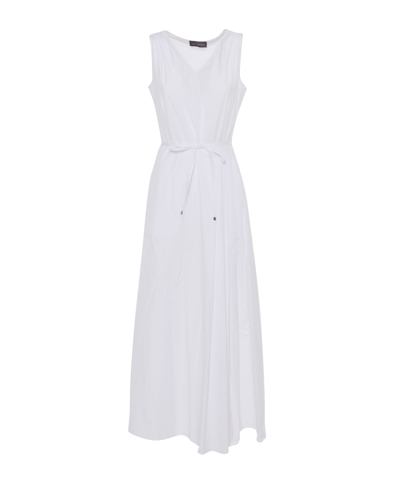 Lorena Antoniazzi Long White Dress - WHITE