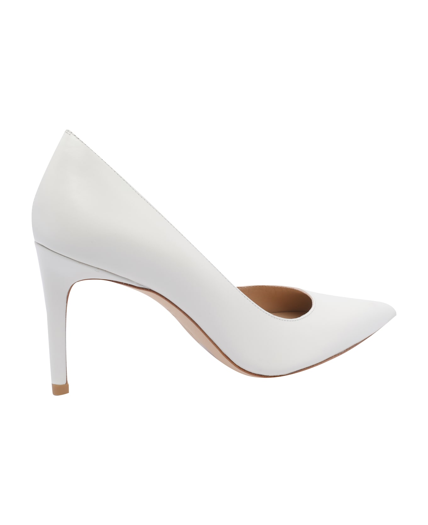 Stuart Weitzman Stuart Power Pumps - White