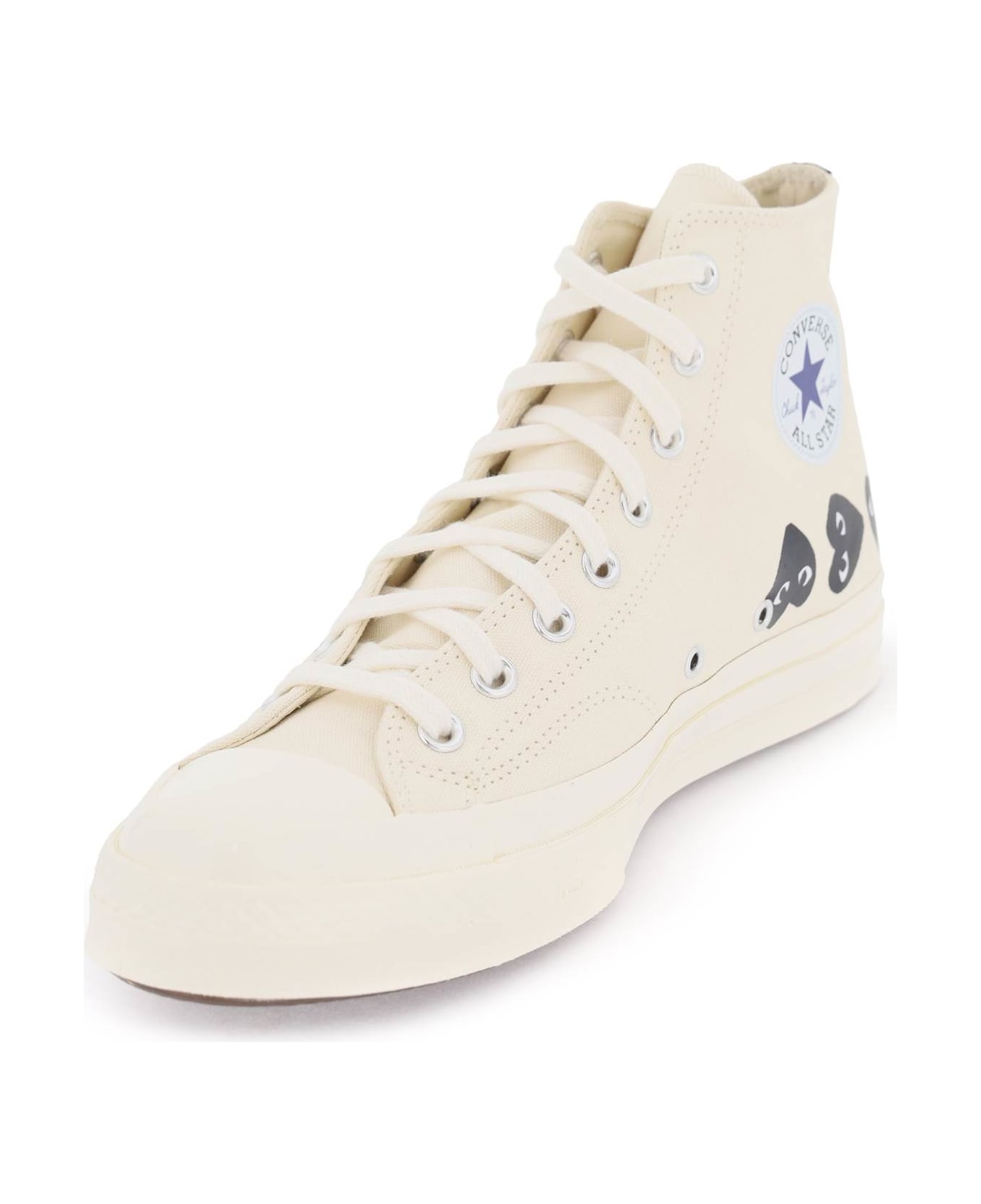 Comme des Garçons Shirt Boy Multi Heart Converse X Comme Des Gar S Play Hi-top Sneakers - White