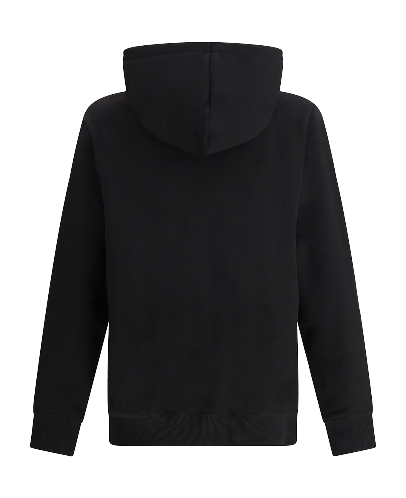 Balmain Logo Cotton Hoodie - Noir/noir