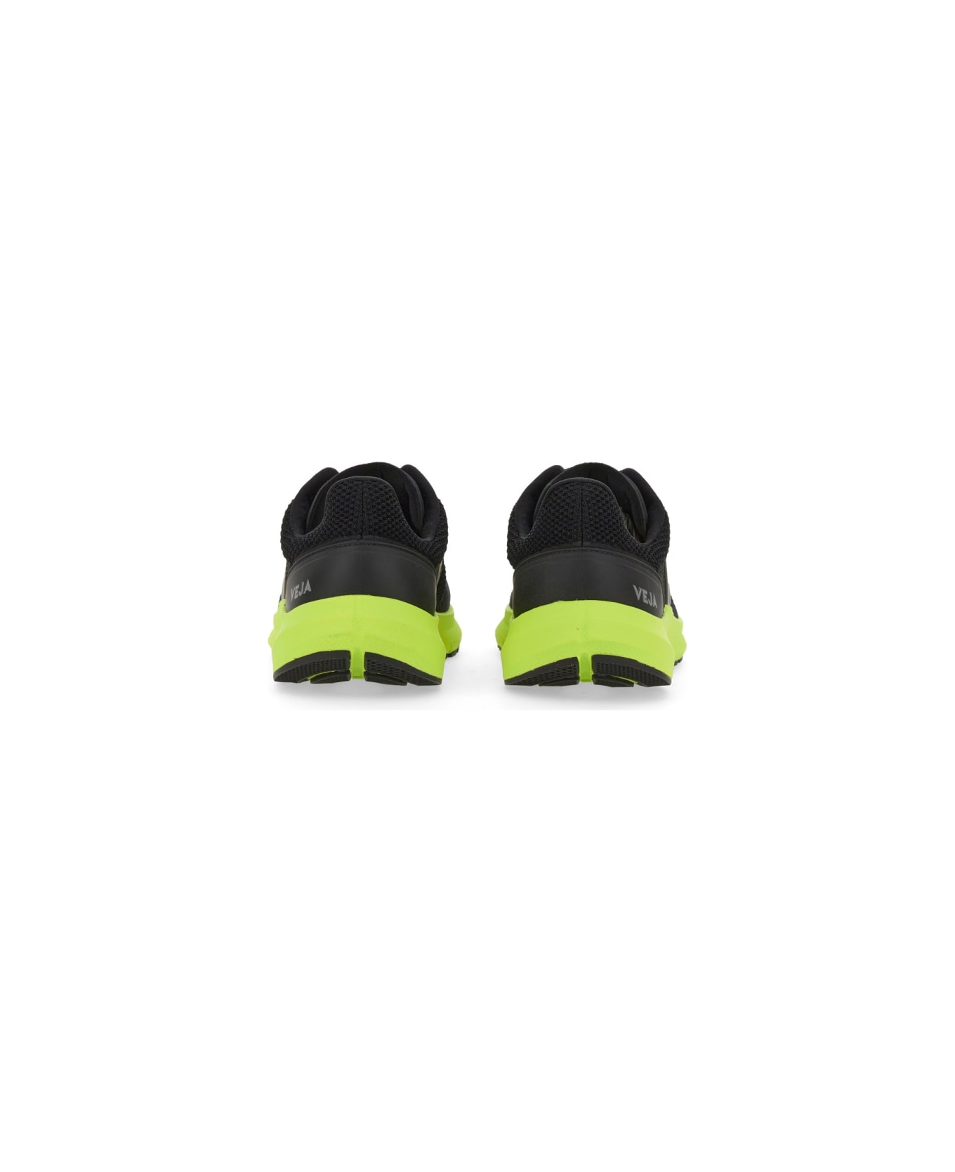 Veja Marlin Lt V-knit Fluo Sneaker - BLACK