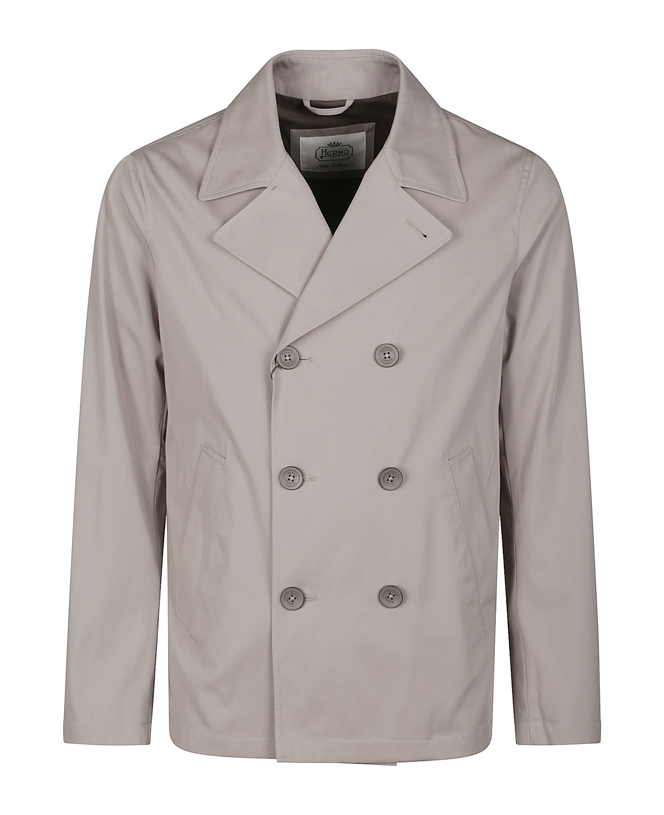 Herno Dean Peacoat - Tortora