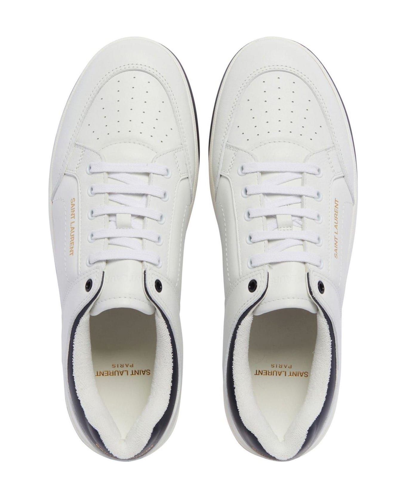 Saint Laurent Sl/61 Lace-up Sneakers - Grey