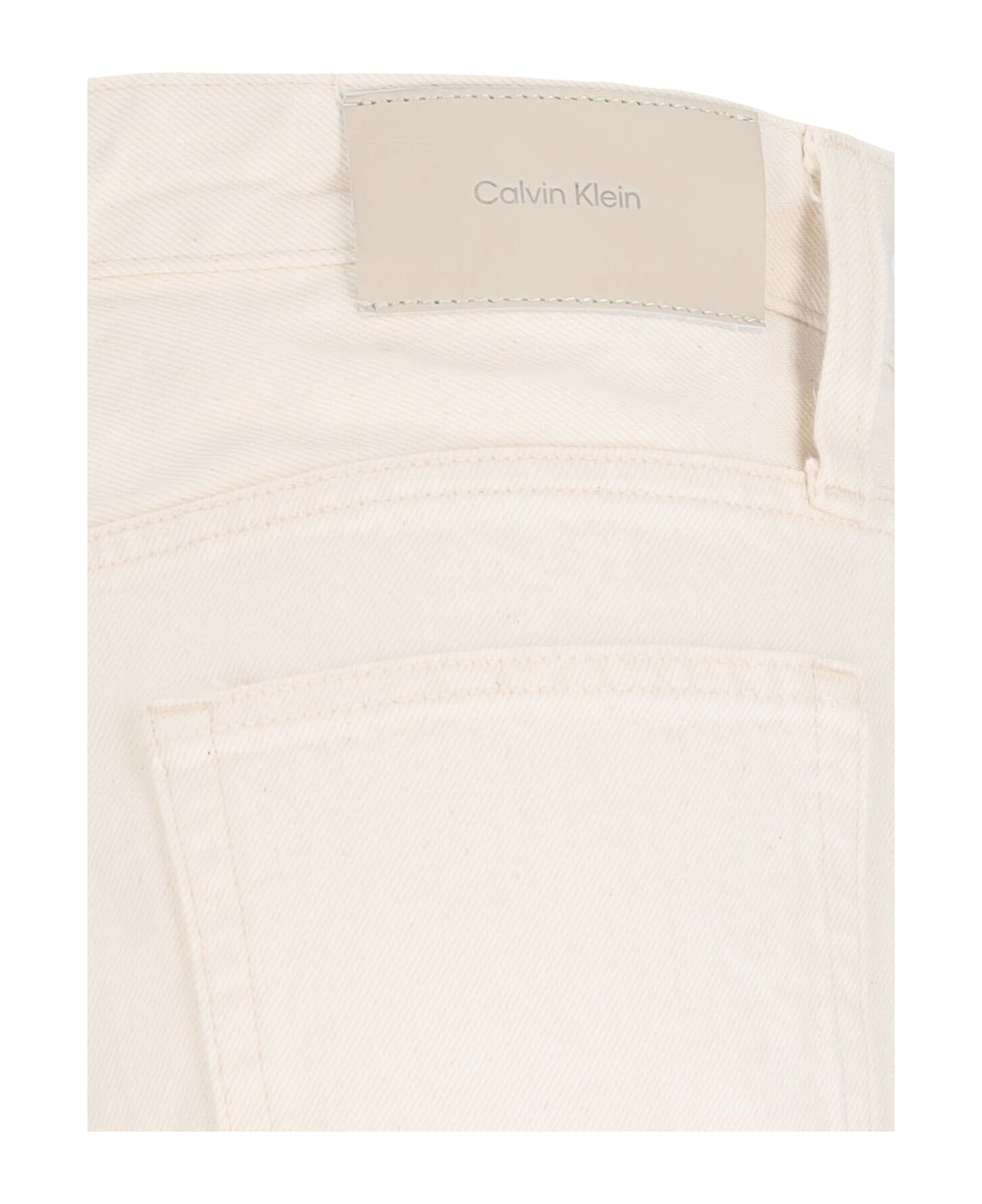 Calvin Klein Palazzo Jeans - Cream