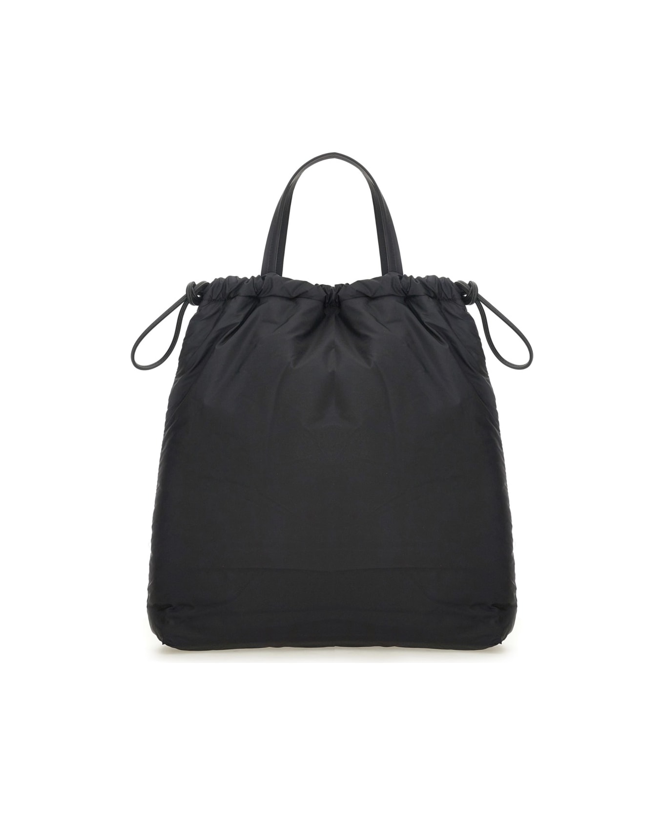 Aspesi Drawstring Shopper Bag - BLACK