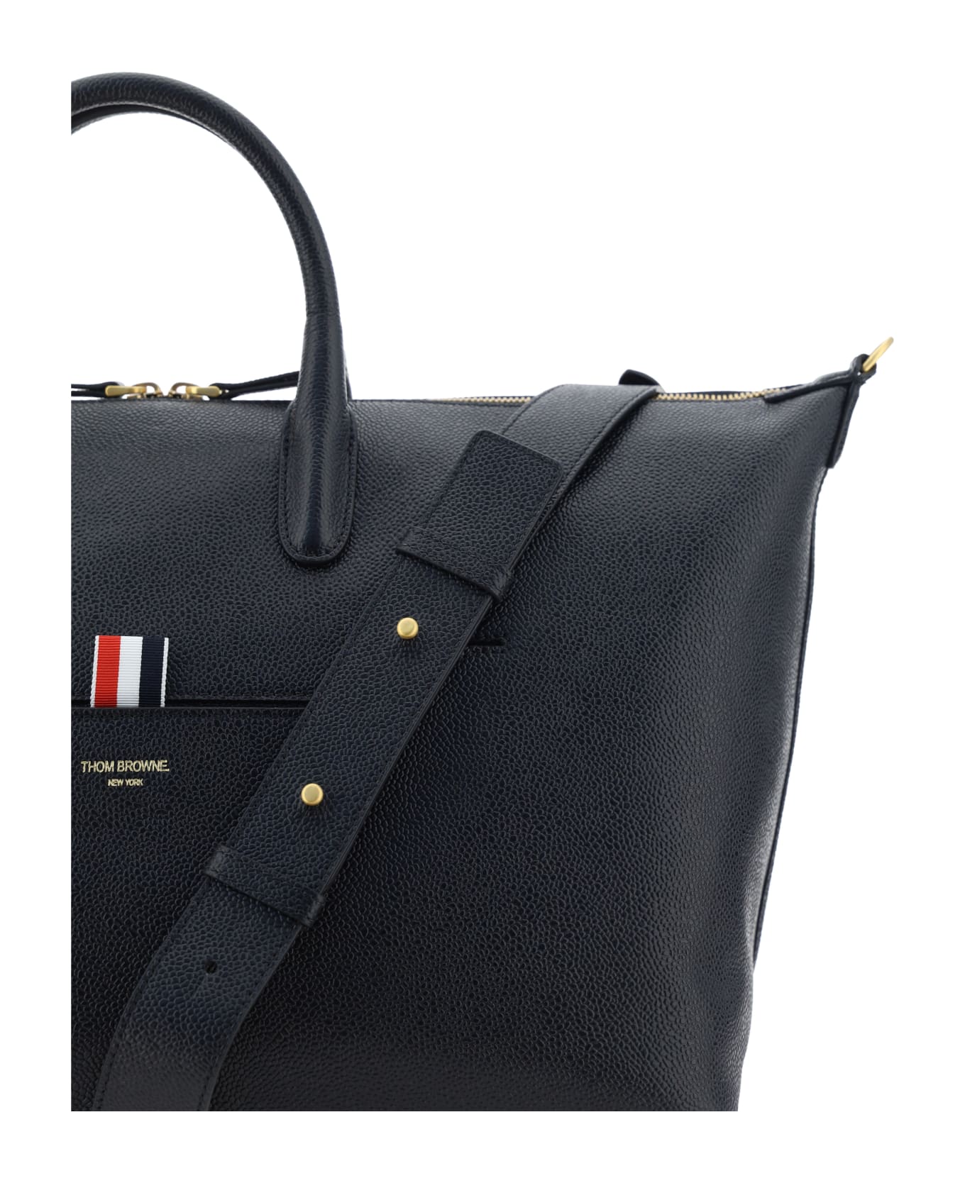 ★TOUT Y EST★ Tiffin Cross 21RCBRX23219WHX RCBRX23219WHX_M Thom Browne Medium Travel Duffle Bag | italist