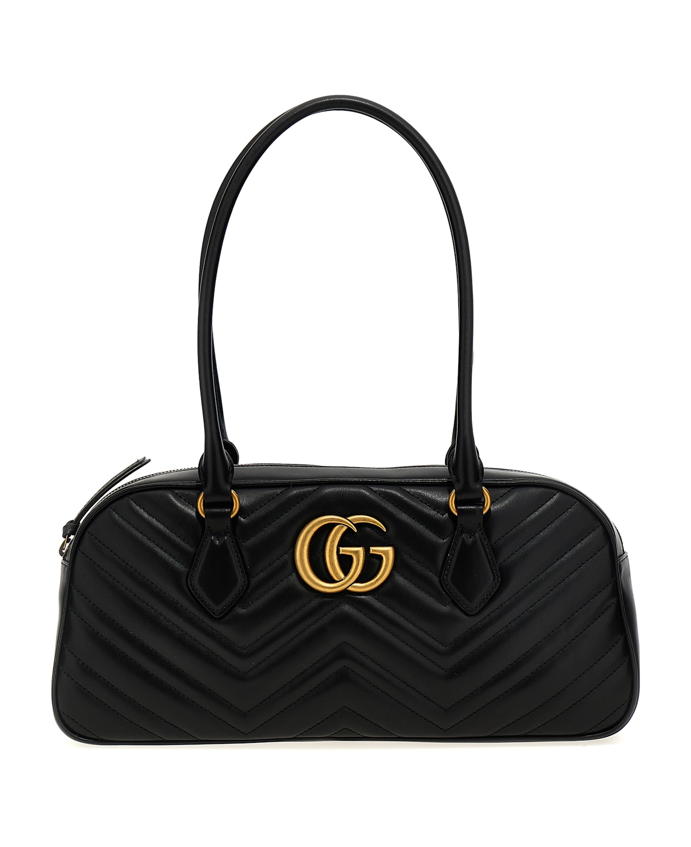 Gucci 'gg Marmont' Medium Handbag - Black  