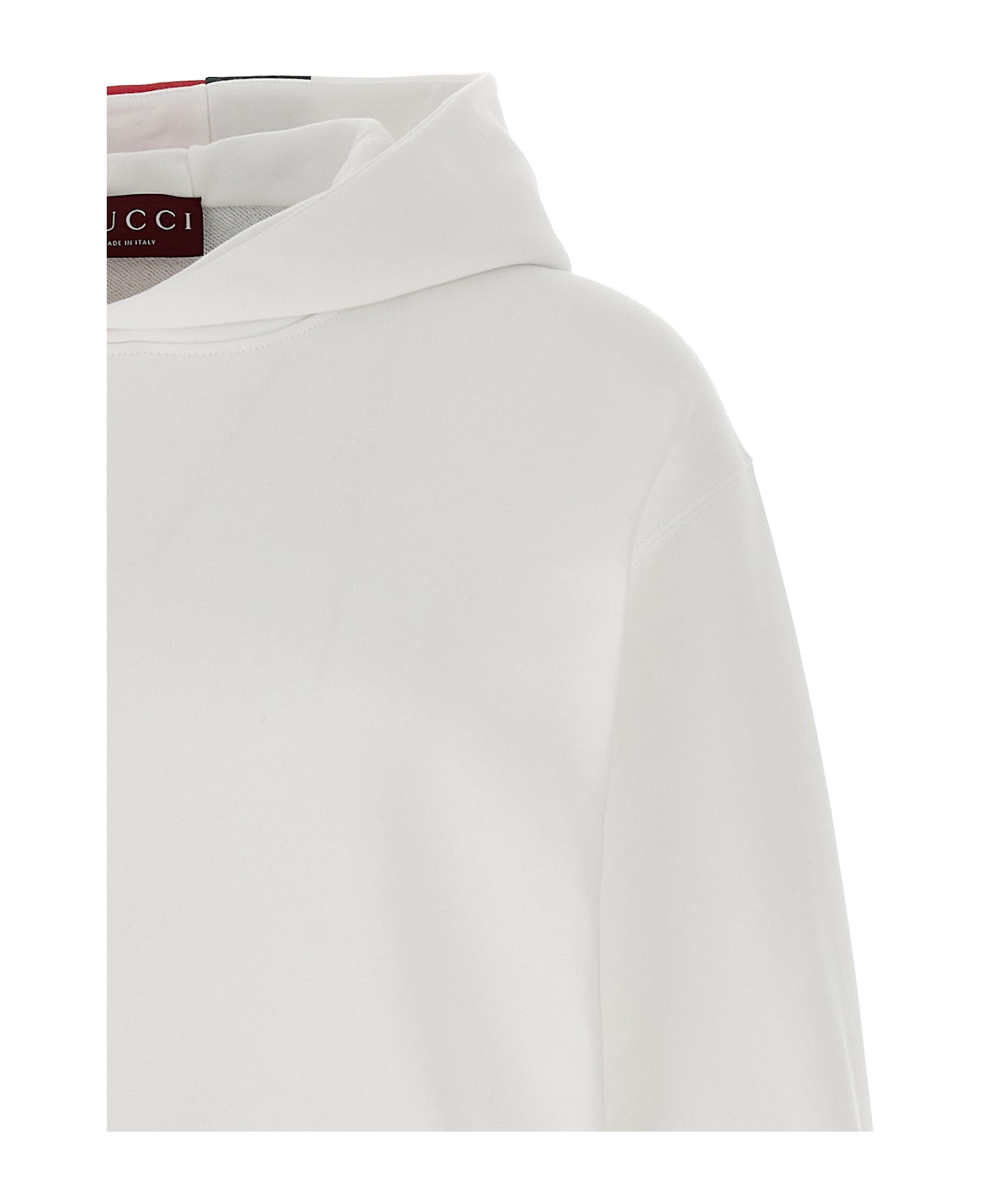 Gucci Nastro Web Hoodie - White