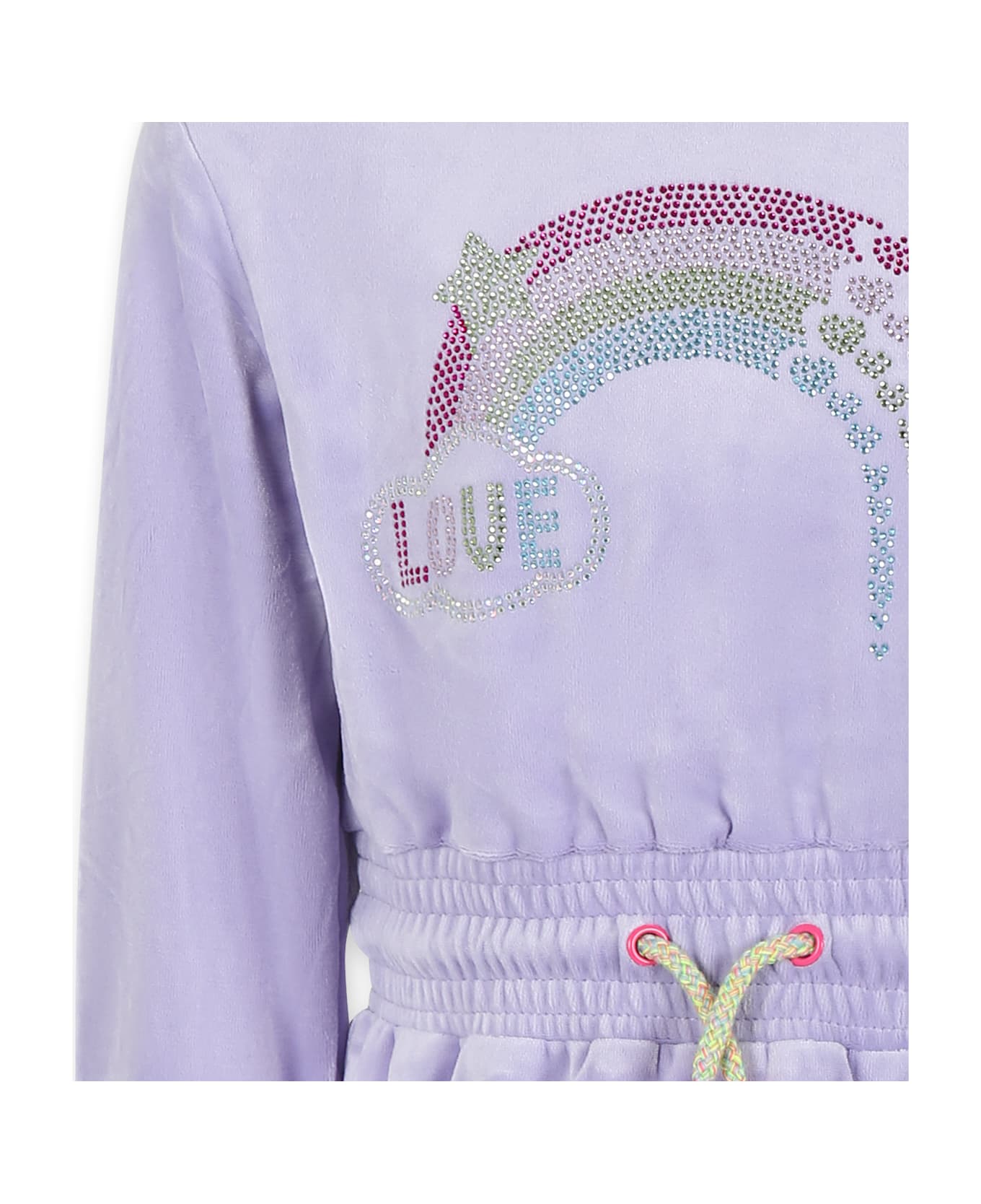 Billieblush Lilac Dress For Girl With Rainbow - Lilac