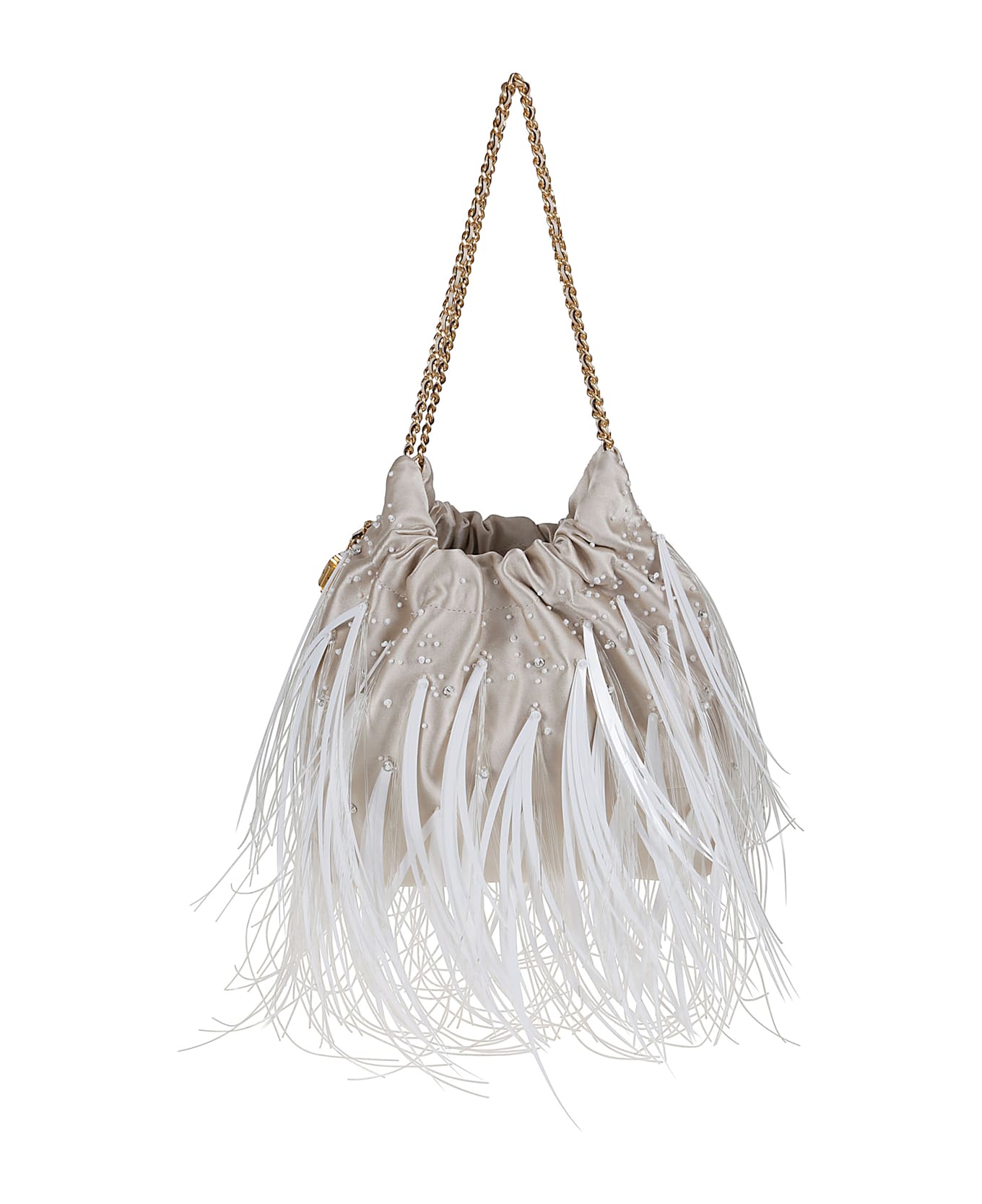 Tory Burch Fleming Feather Mini Hobo | italist
