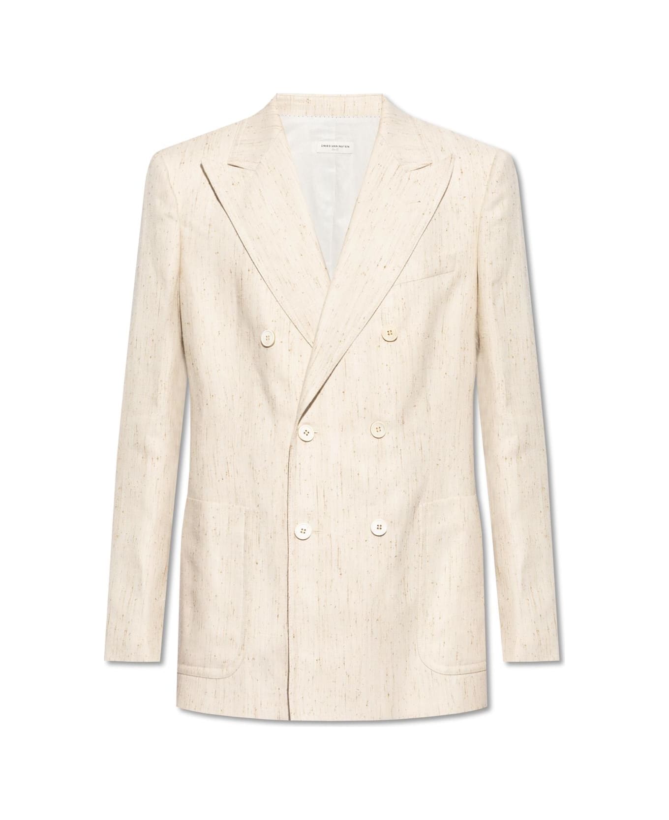 Dries Van Noten Double-breasted Blazer - ECRU ブレザー