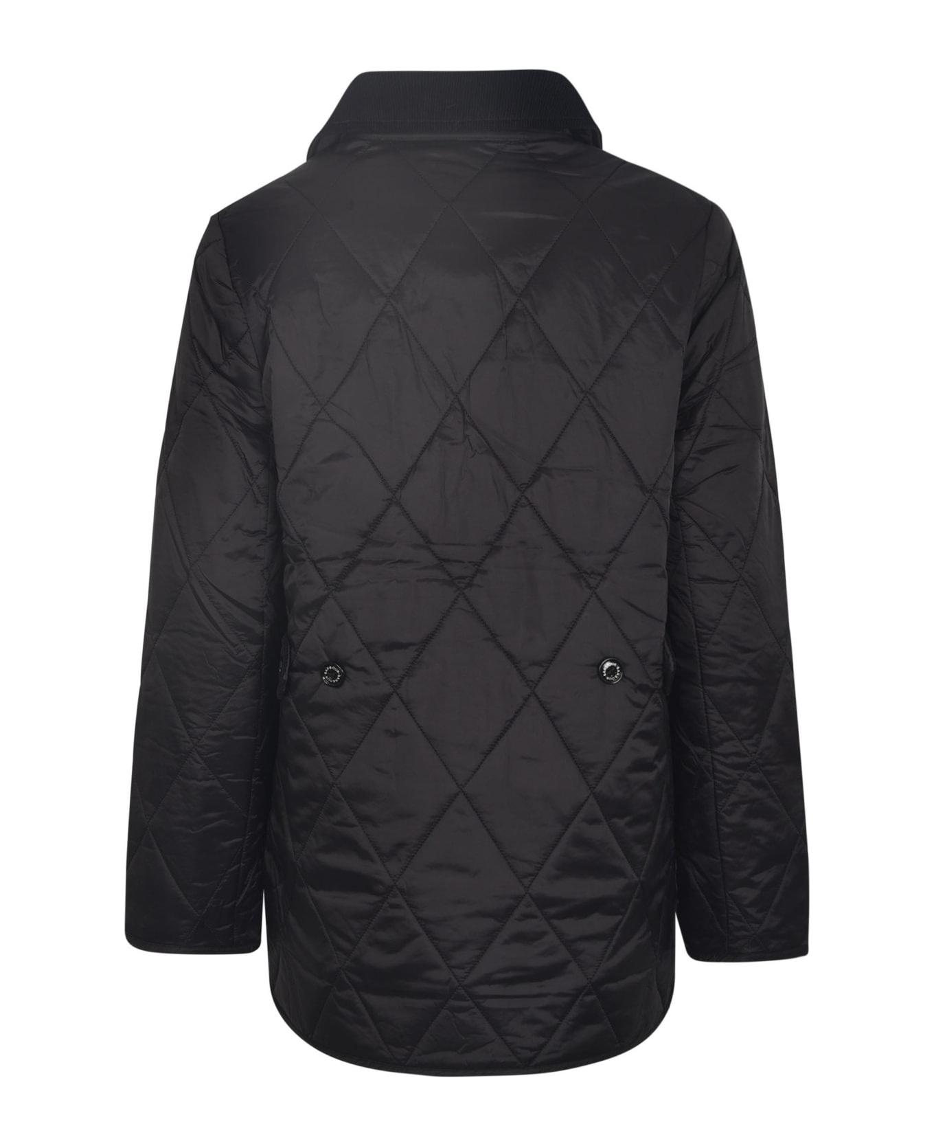 Barbour Quilted Classic Buttoned Jacket - Black