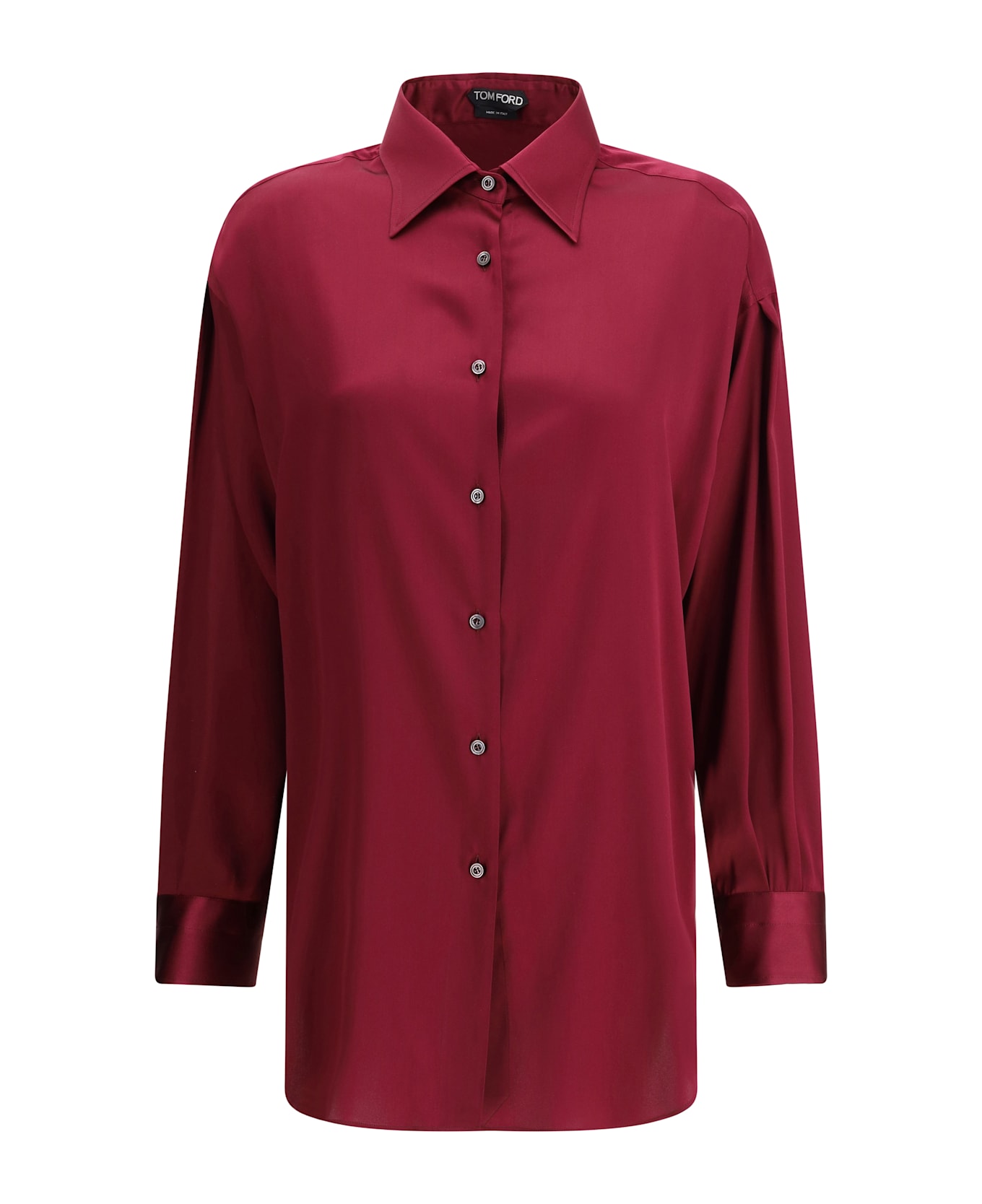 Tom Ford Silk Shirt - DEEP PLUM