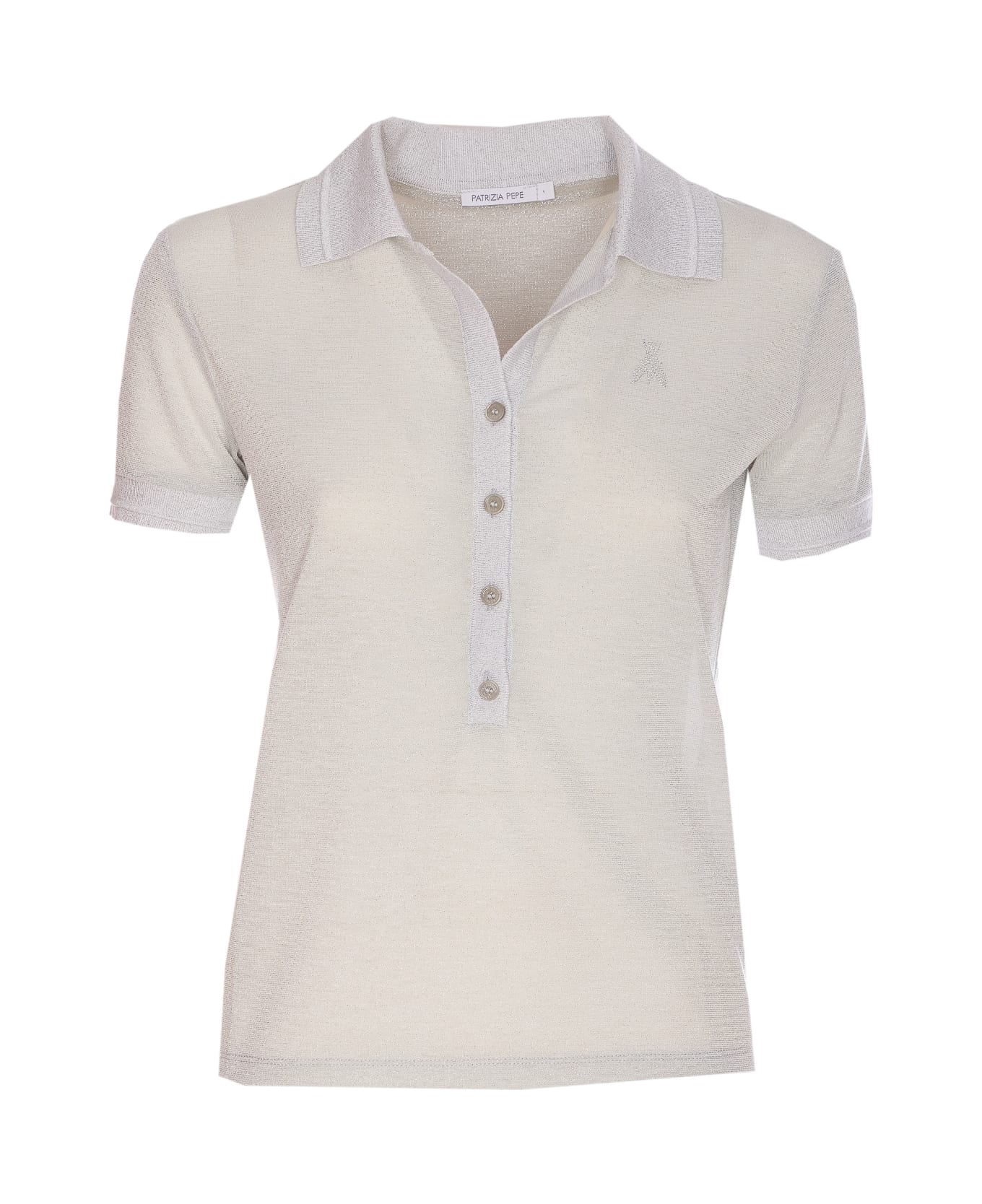 Patrizia Pepe Lurex T-shirt - Grey