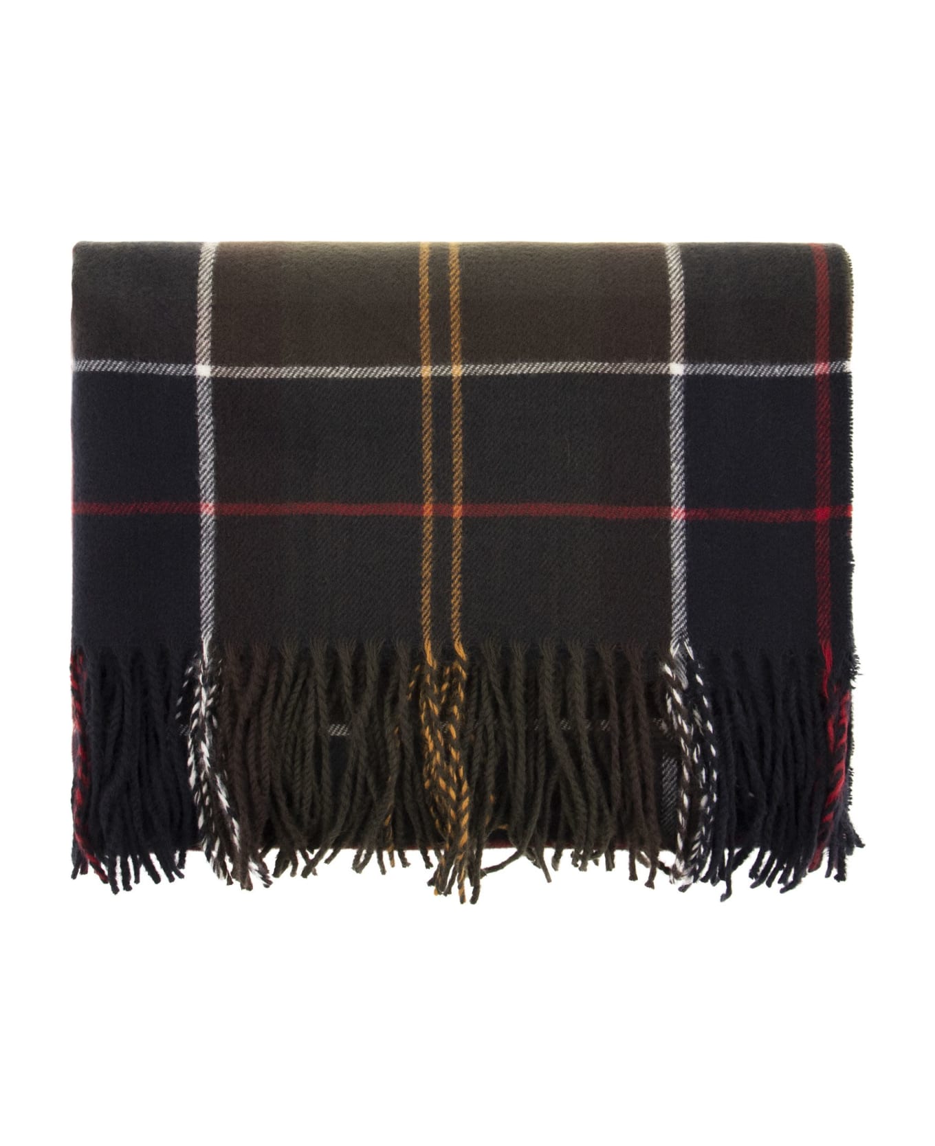Barbour Stanway Tartan Scarf - Blue