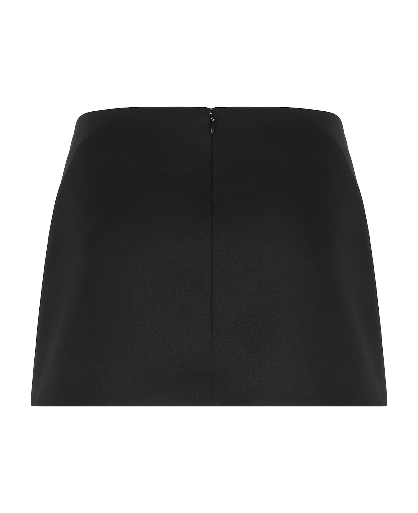Givenchy Gonna Mini In Lana Polvere Di Grano - black