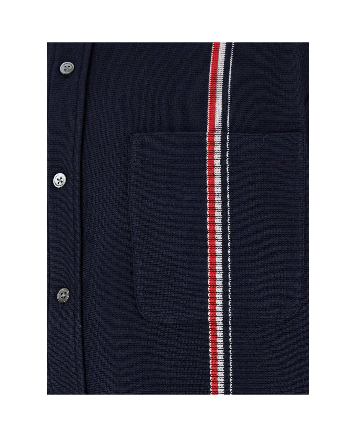 Thom Browne Jacket With Rwb Logo - Blu