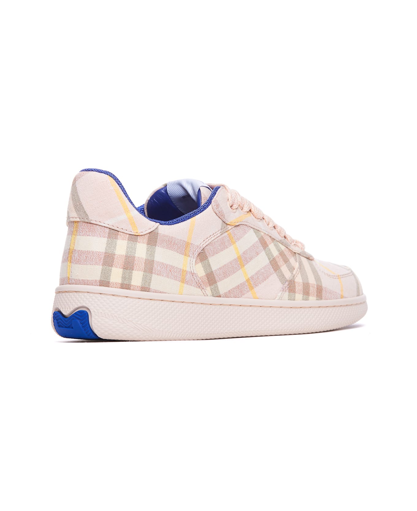 Burberry Terrace Check Sneakers - Beige