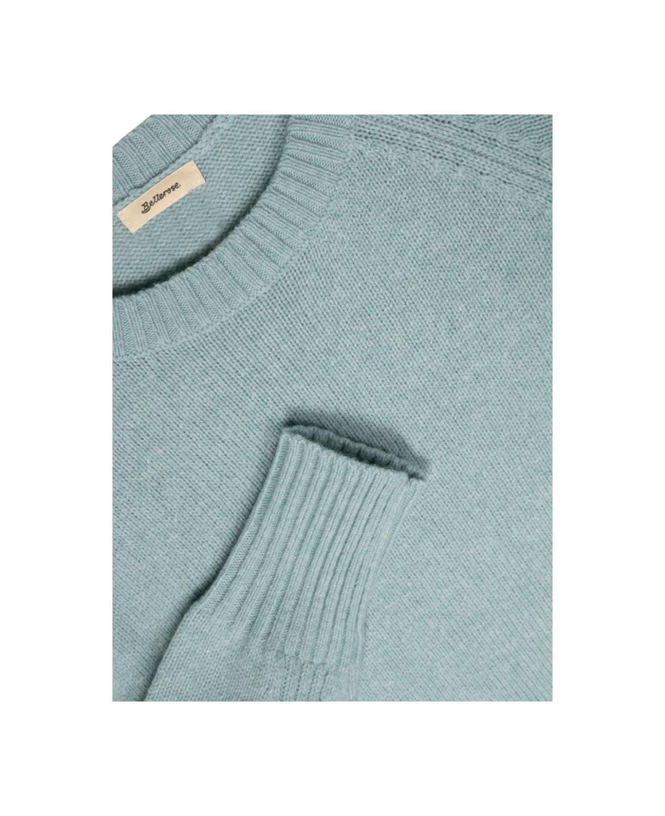 Bellerose Teal Sweater - BABY BLUE