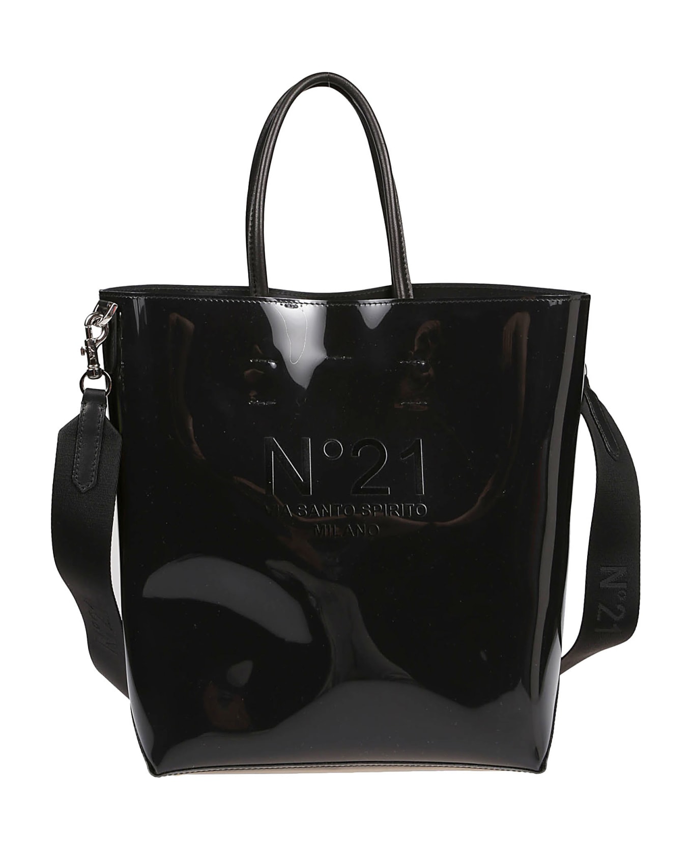 N.21 Vertical Shopper Bag - Dark Black