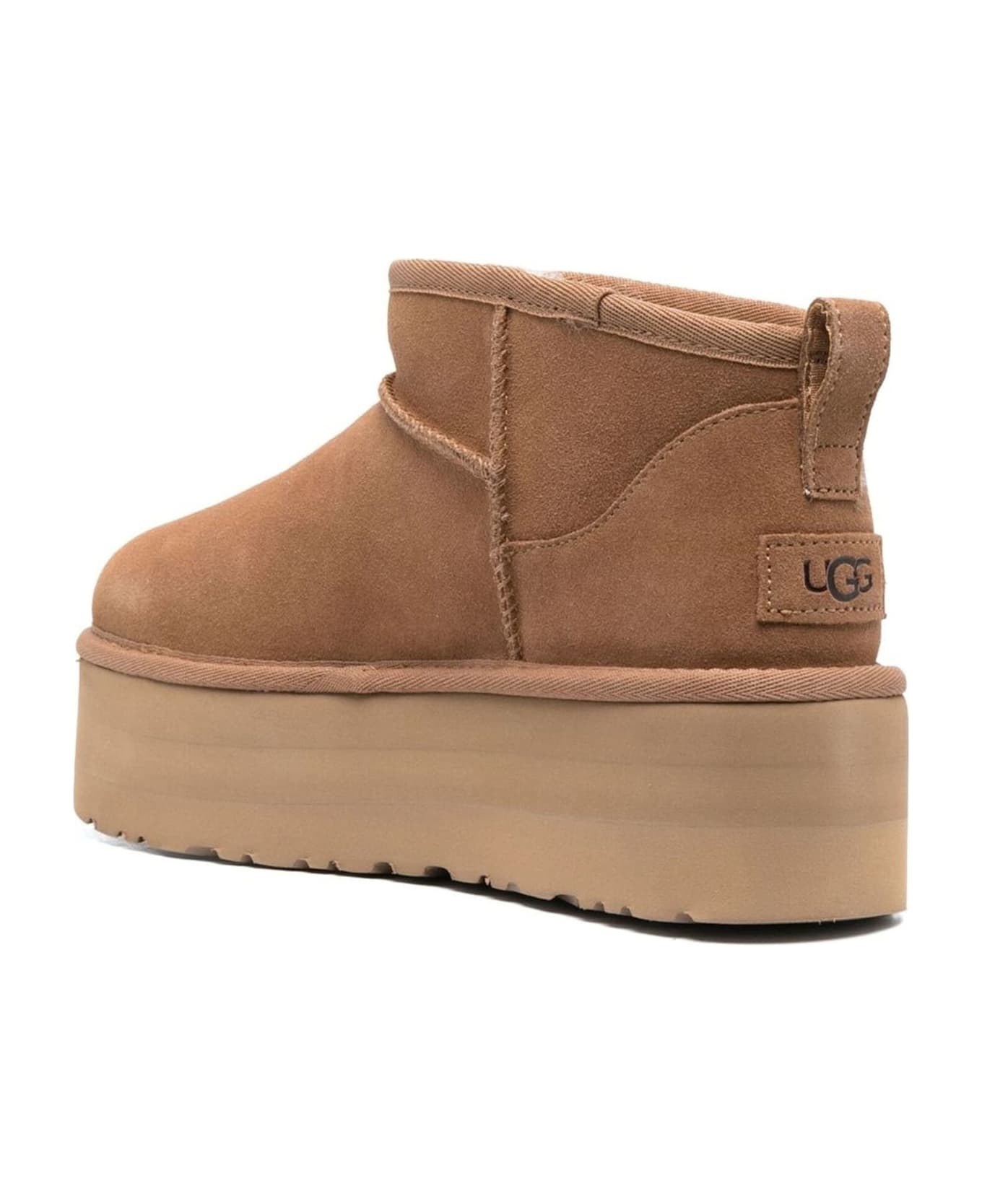 UGG Brown Classic Ultra Mini Platform Boot - Brown