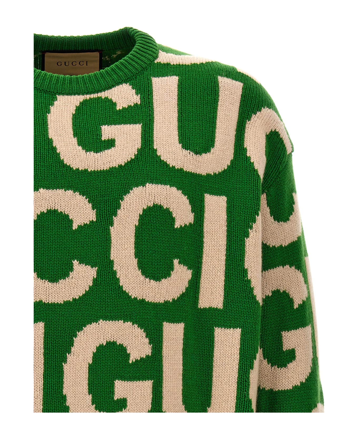 Gucci Logo Sweater - Green