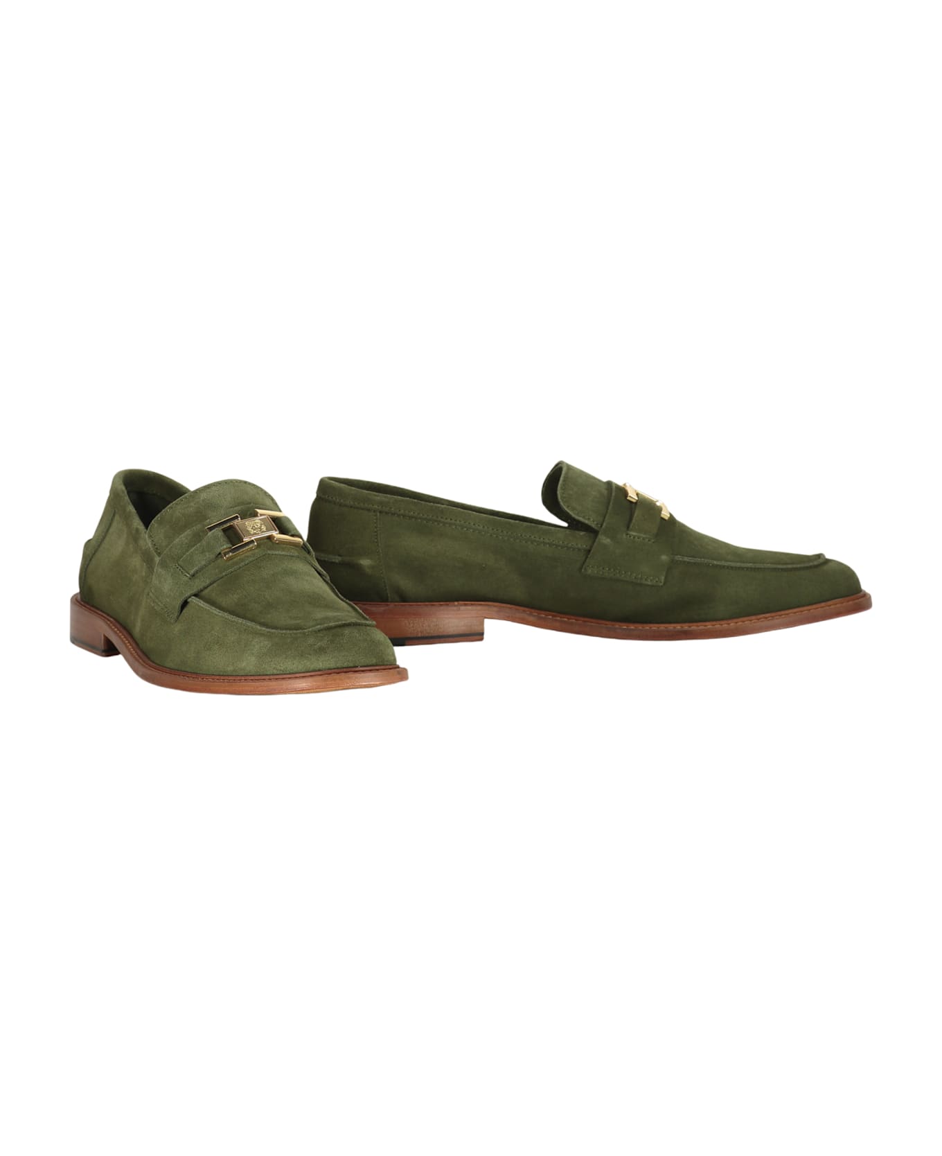 Bruno Magli Calfskin Loafers - green