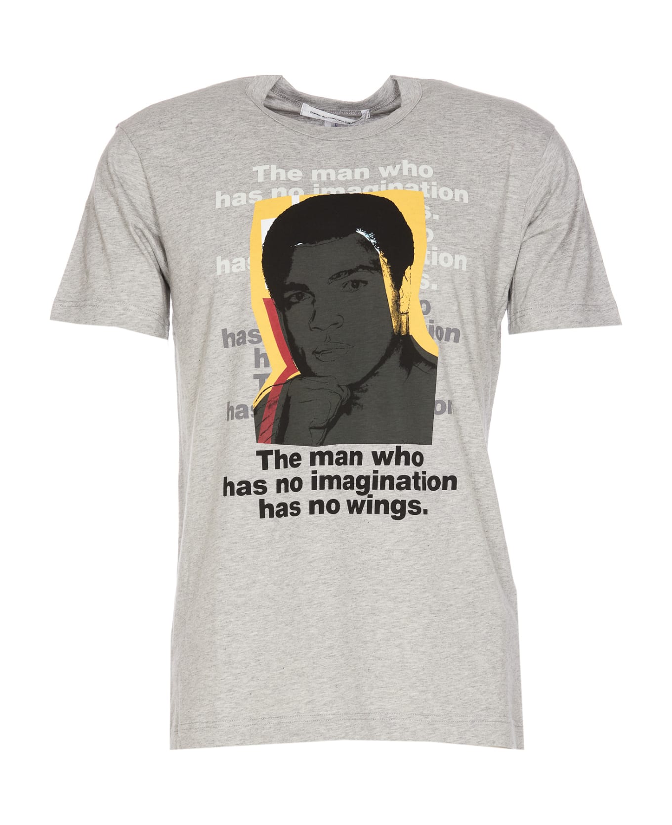 Comme des Garçons Muhammad Ali' Print T-shirt - Grey