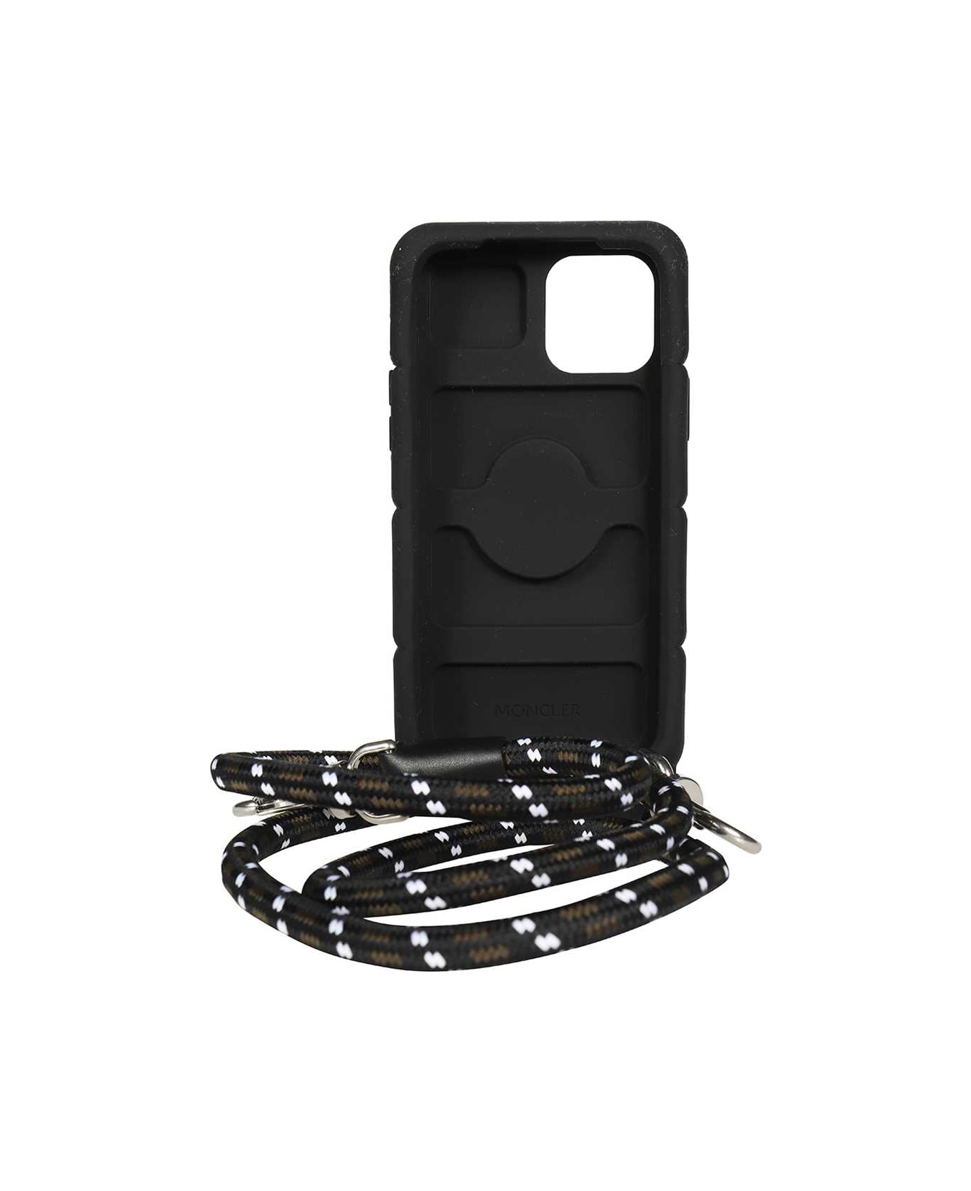 Moncler Iphone Silicon Case - black デジタルアクセサリー