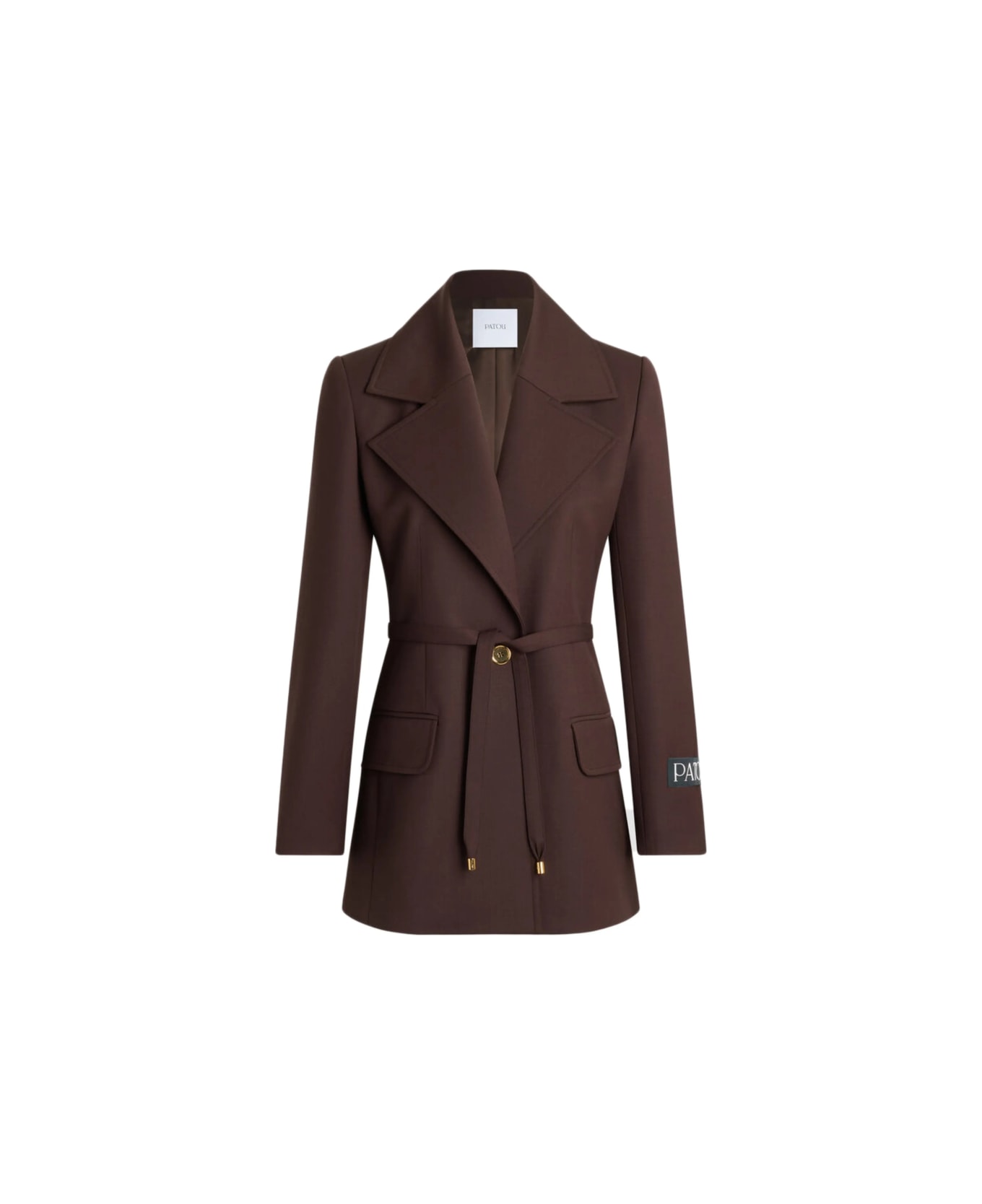 Patou Coat - BROWN