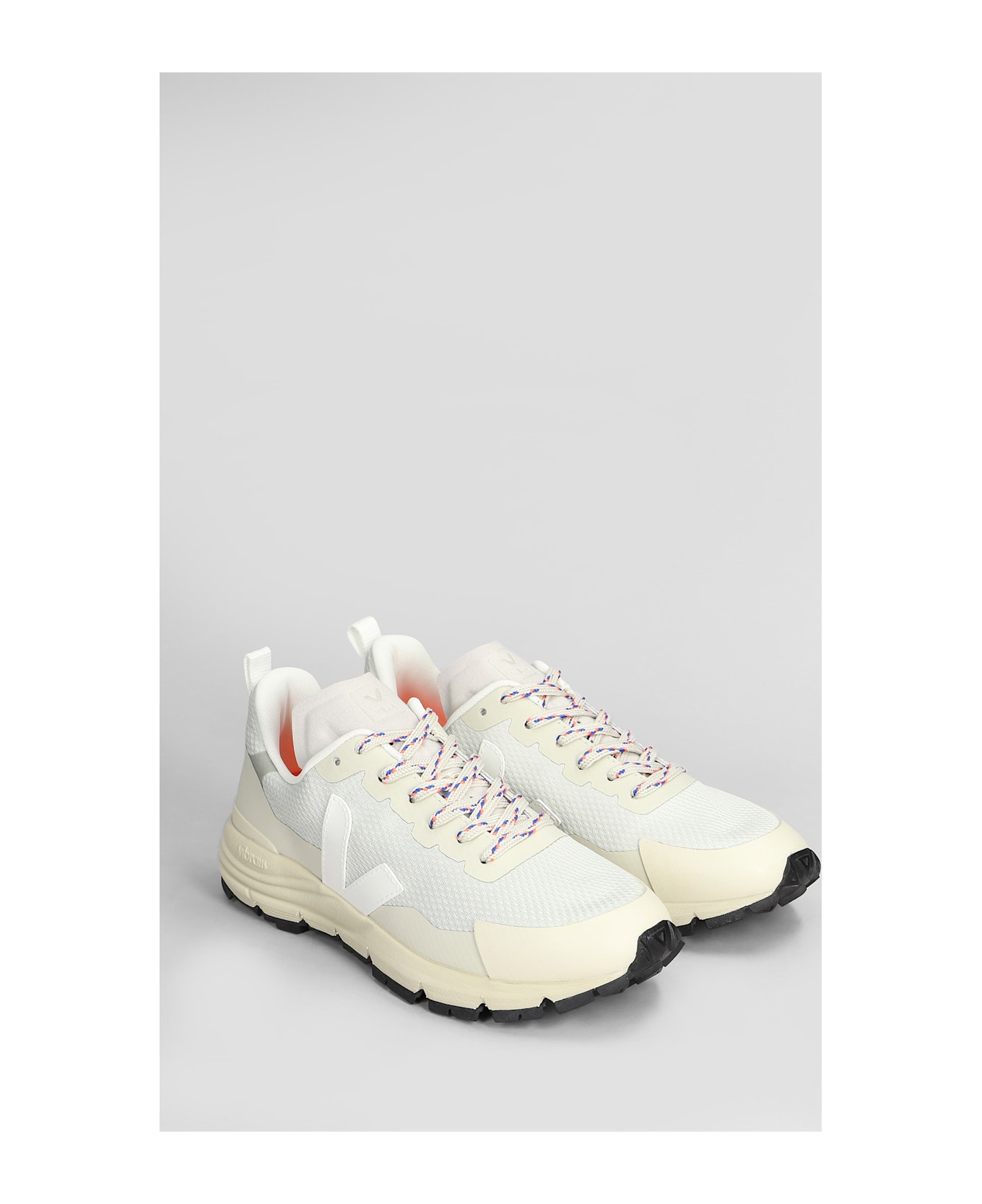 Veja Dekkan Sneakers In White Fabric - NEUTRALS