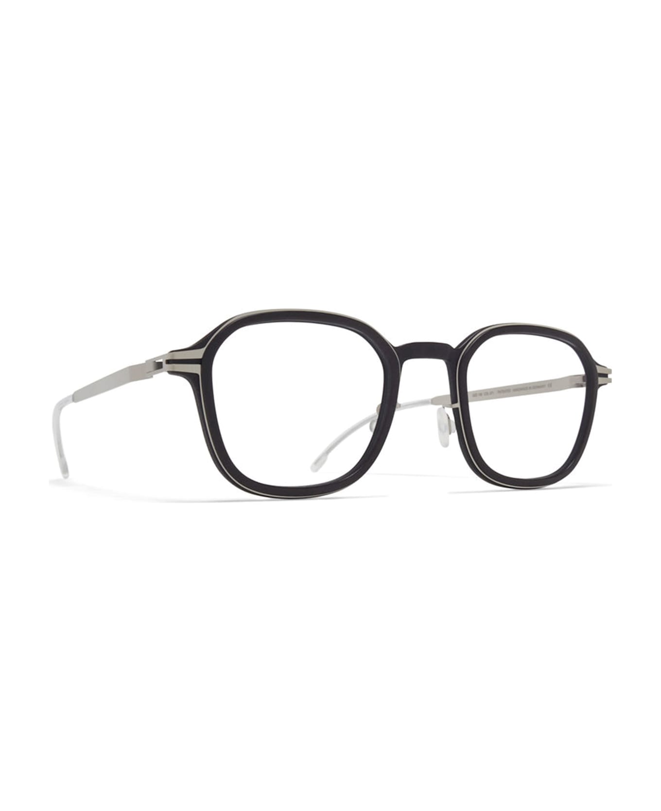 Mykita Fir Mh49 - Black / Matte Silver Rx Glasses - black/silver