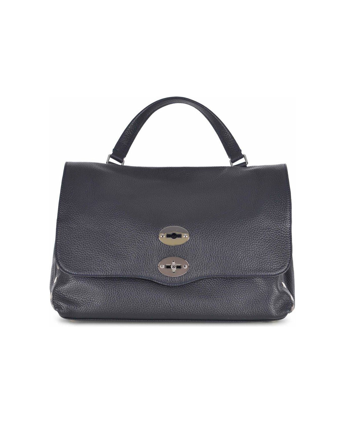 Zanellato Stud-embellished Tote Bag - Dark Navy
