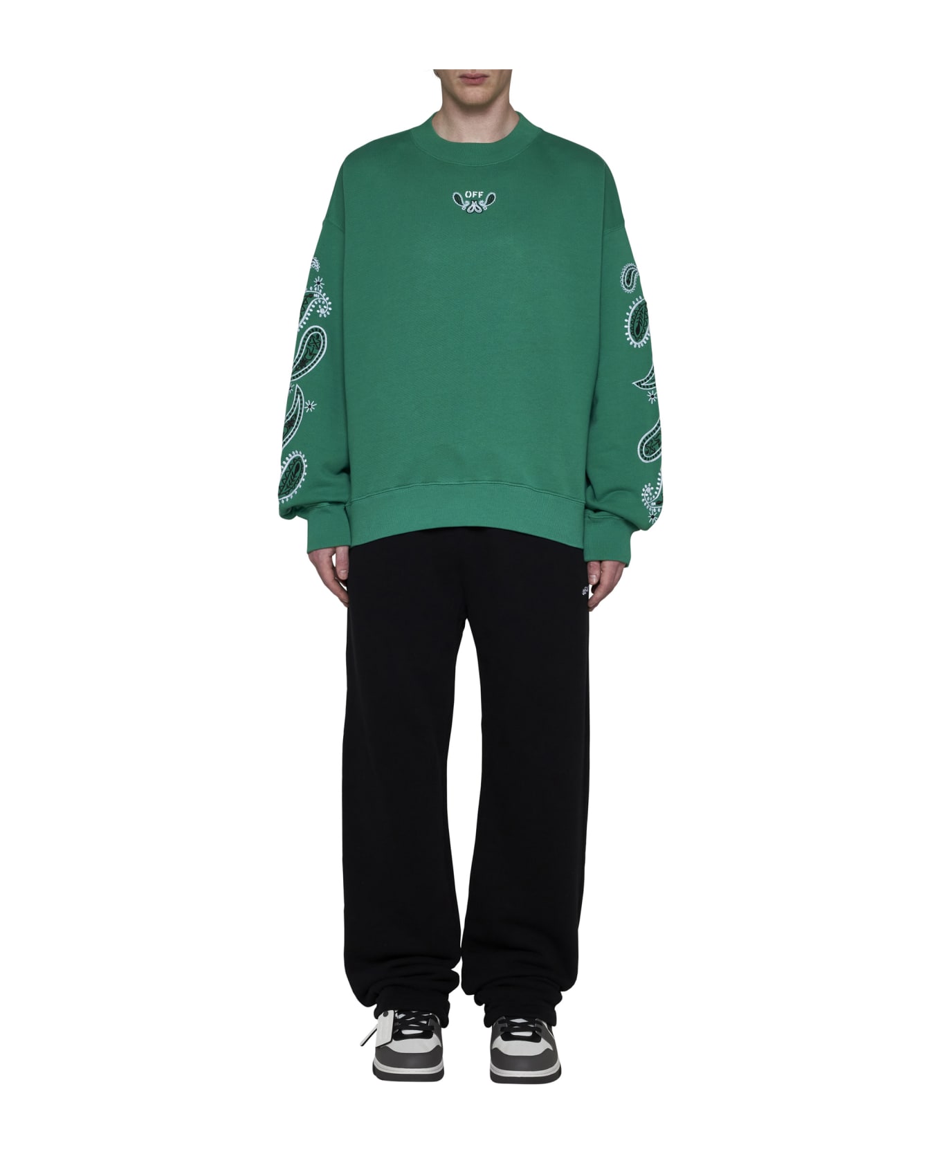 Off-White Sweater - College green フリース