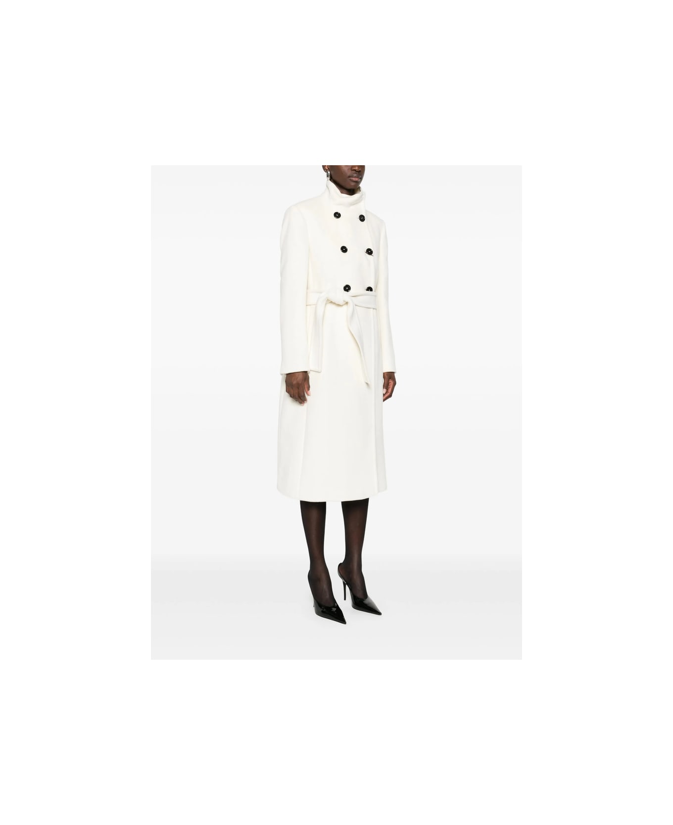 Max Mara Studio Coat - WHITE
