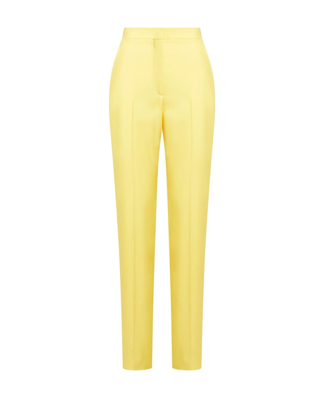 Alexander McQueen Long Cigarette Trousers - Bright Yellow