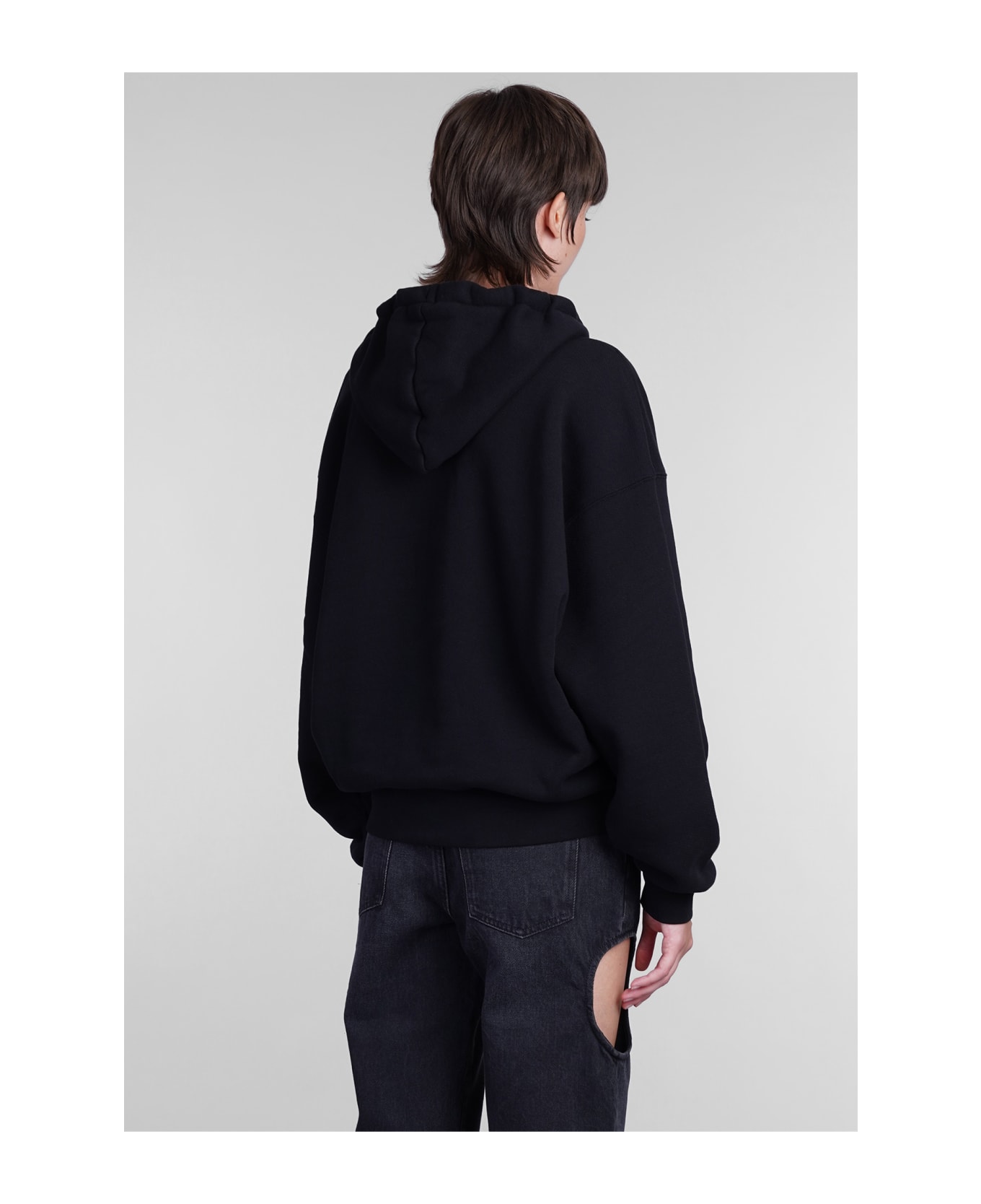 Off-White Sweatshirt In Black Cotton - BLACK WHITE