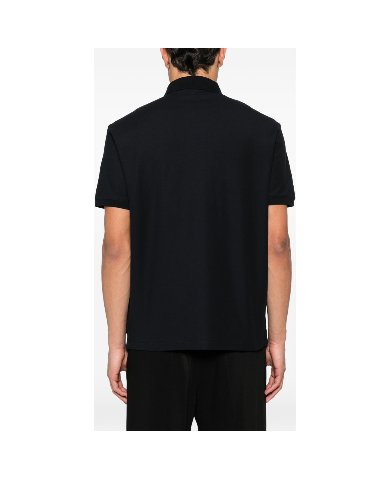 Emporio Armani Cotton Polo Shirt - Blue