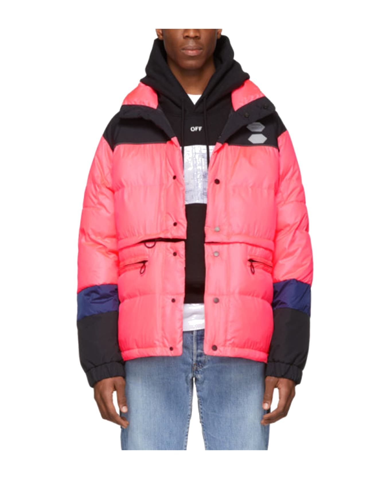 Off-White Down Jacket - Pink