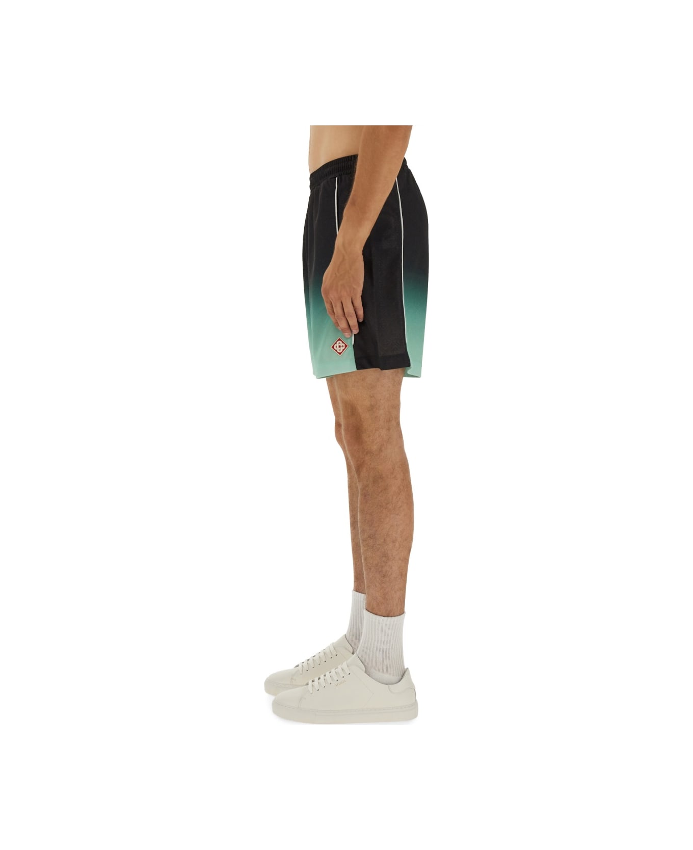Casablanca Jacquard Football Shorts - GREEN