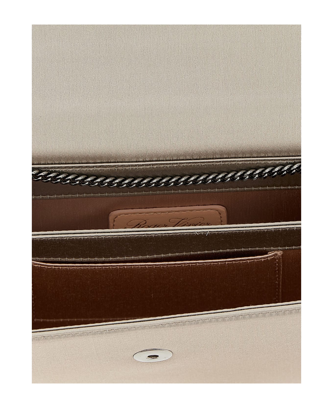 Roger Vivier 
efflorescence
 Clutch - Gray