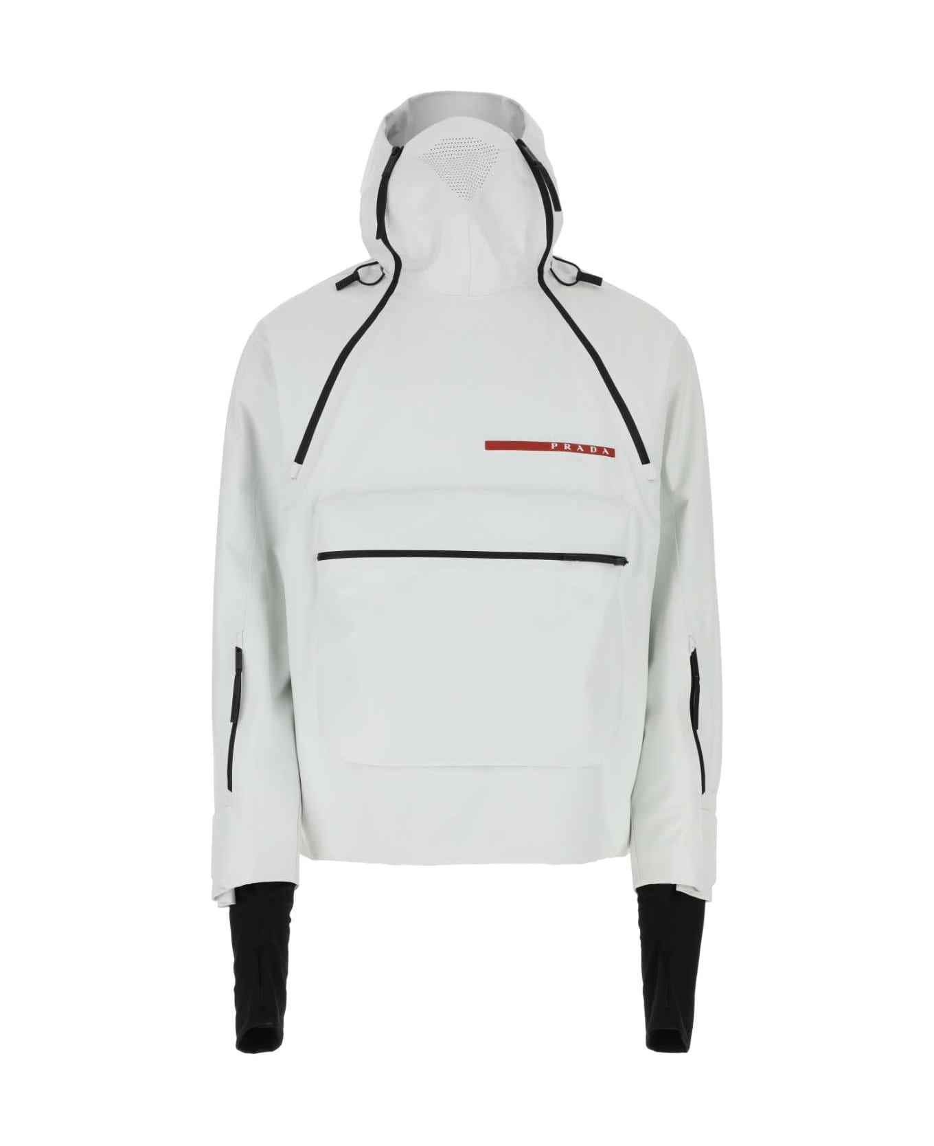 Prada White Polyester Ski Jacket - TALCO