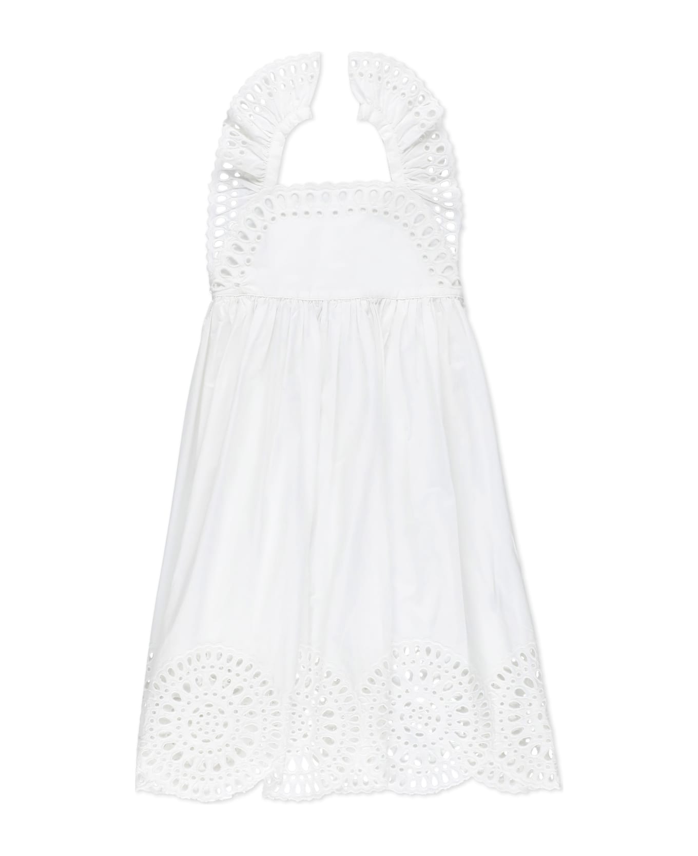 Stella McCartney Cotton Dress - White ワンピース＆ドレス