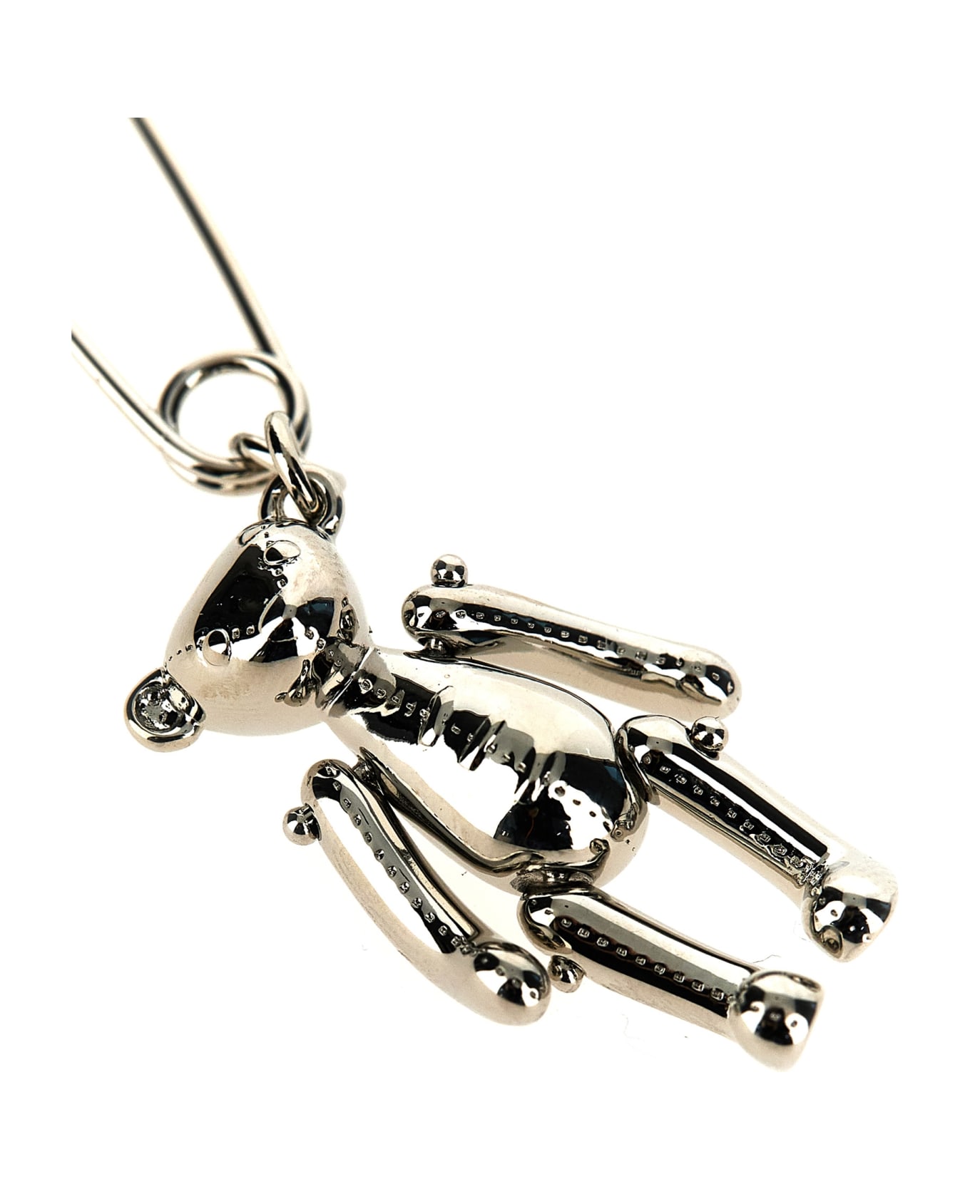 AMBUSH 'teddy Bear' Single Earrings - Silver